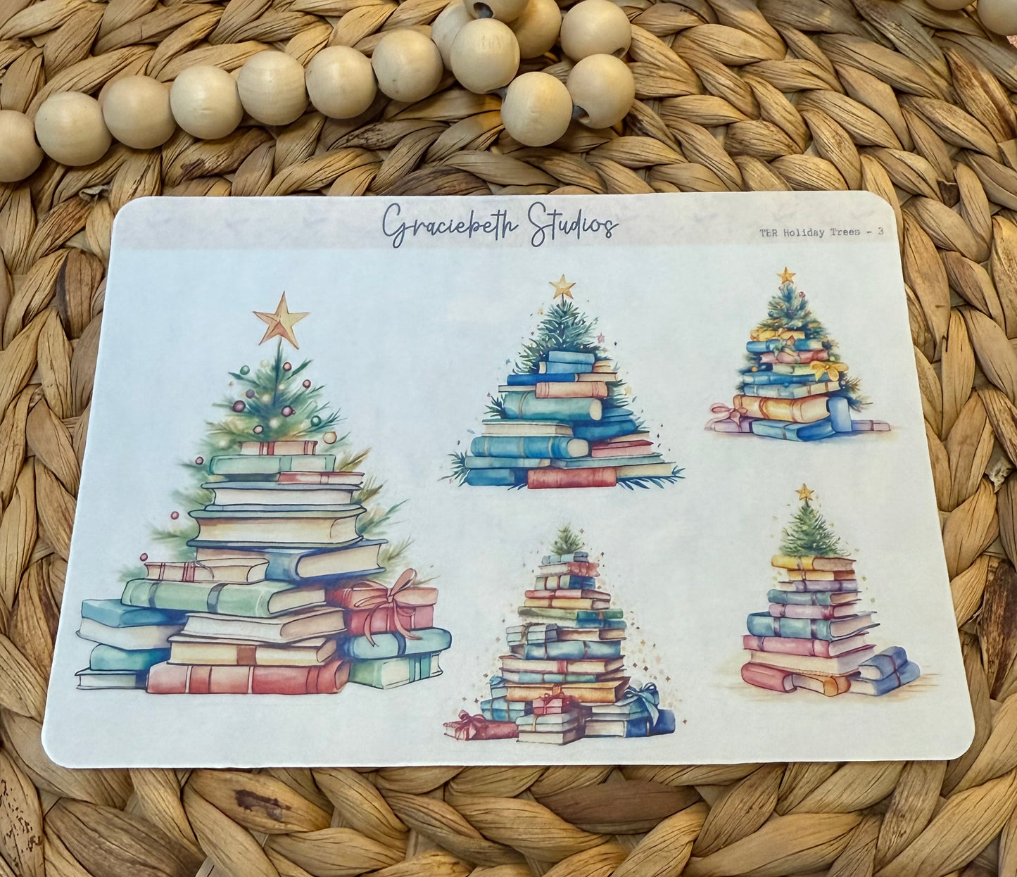 TBR Holiday Trees Deco Stickers