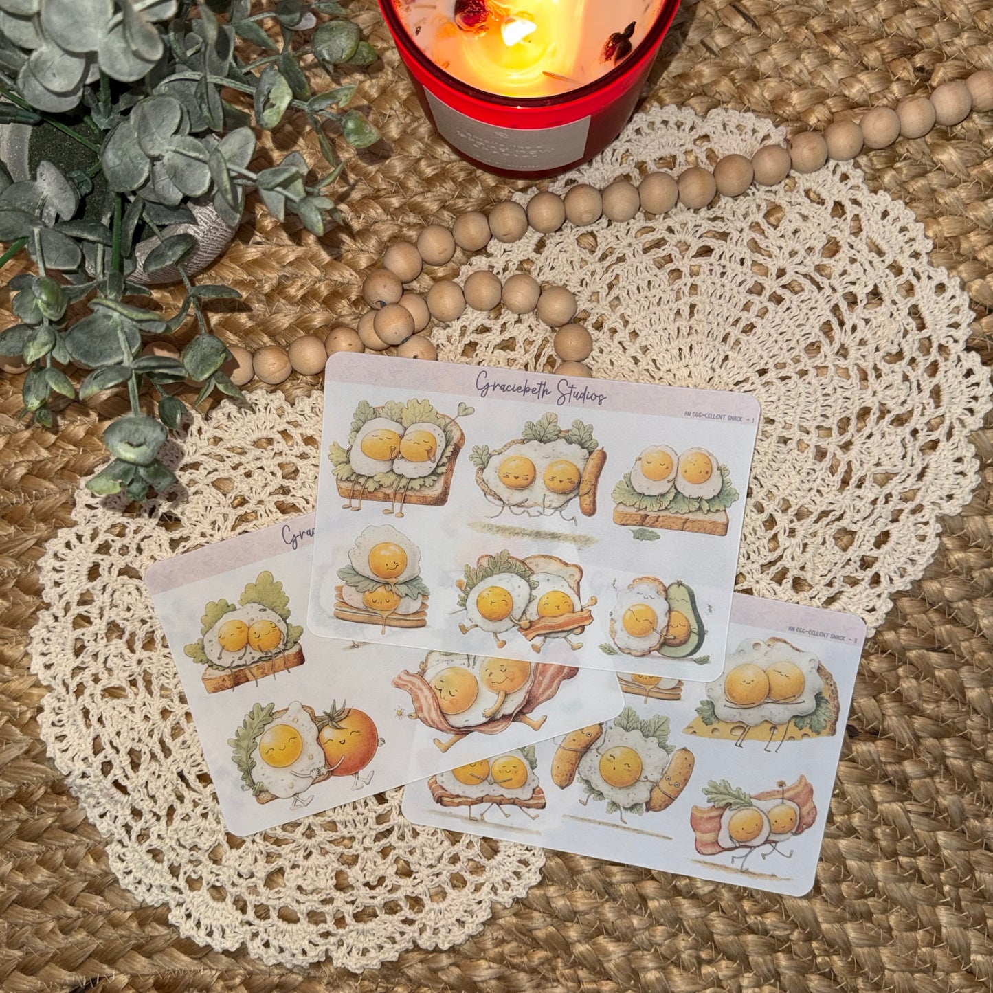 An Egg-cellent Snack - Deco Stickers