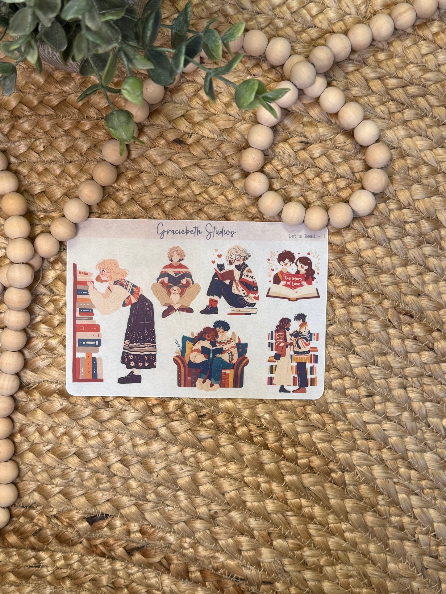 Let's Read Deco Stickers