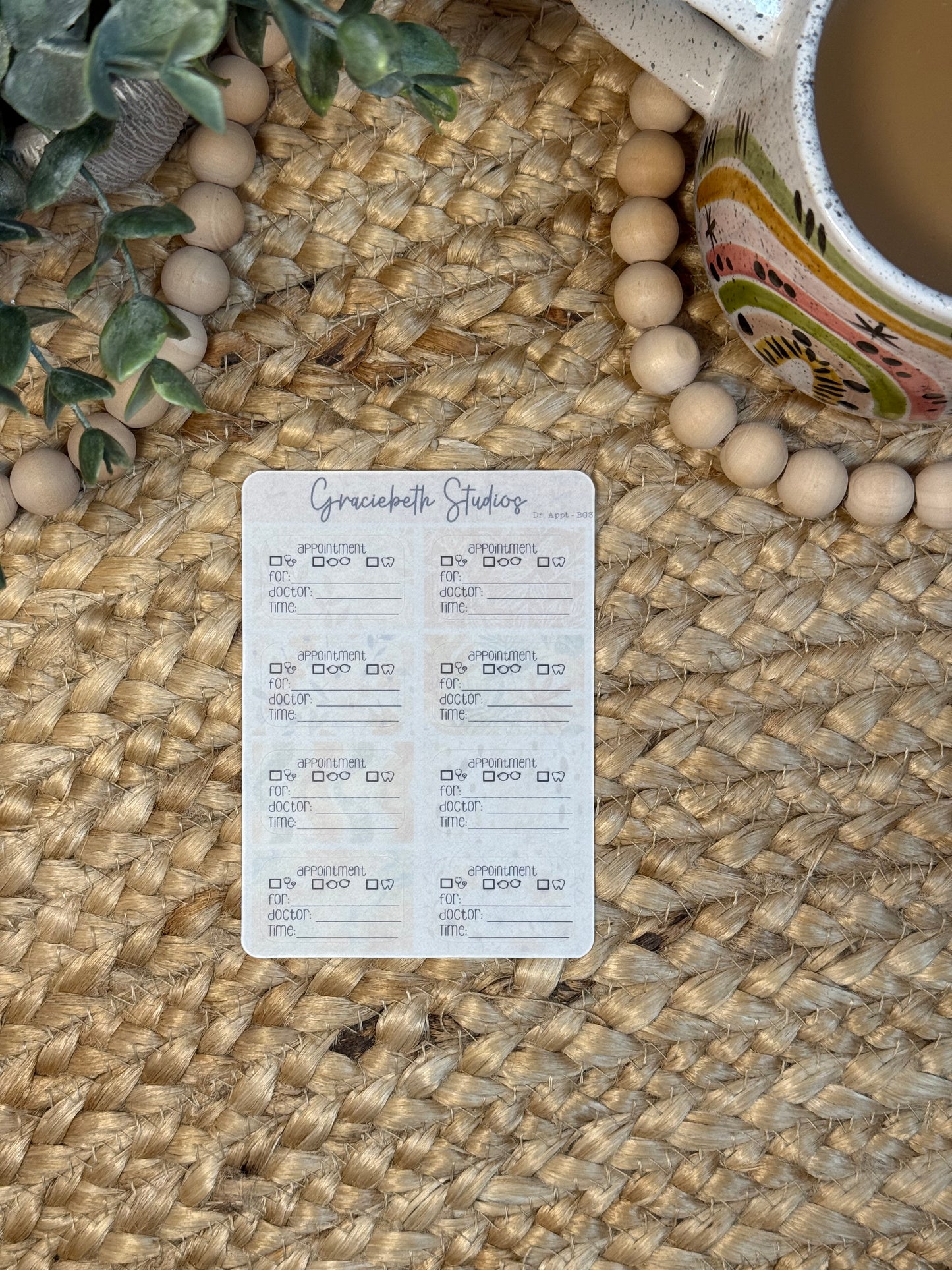 Appointment Stickers