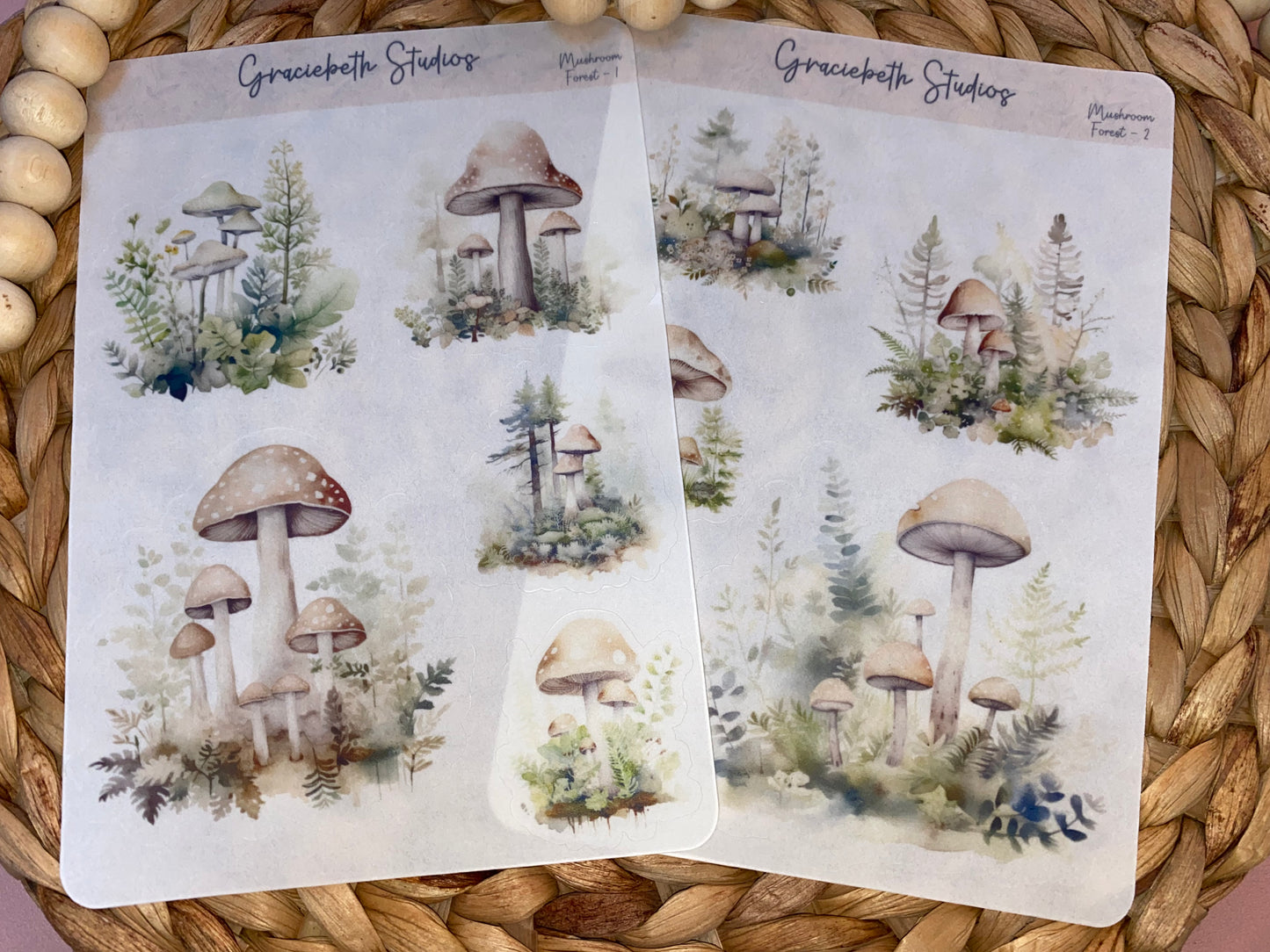 Mushroom Forest Deco Stickers