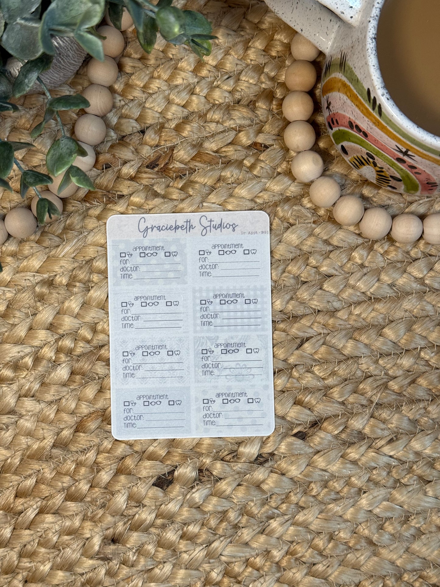 Appointment Stickers