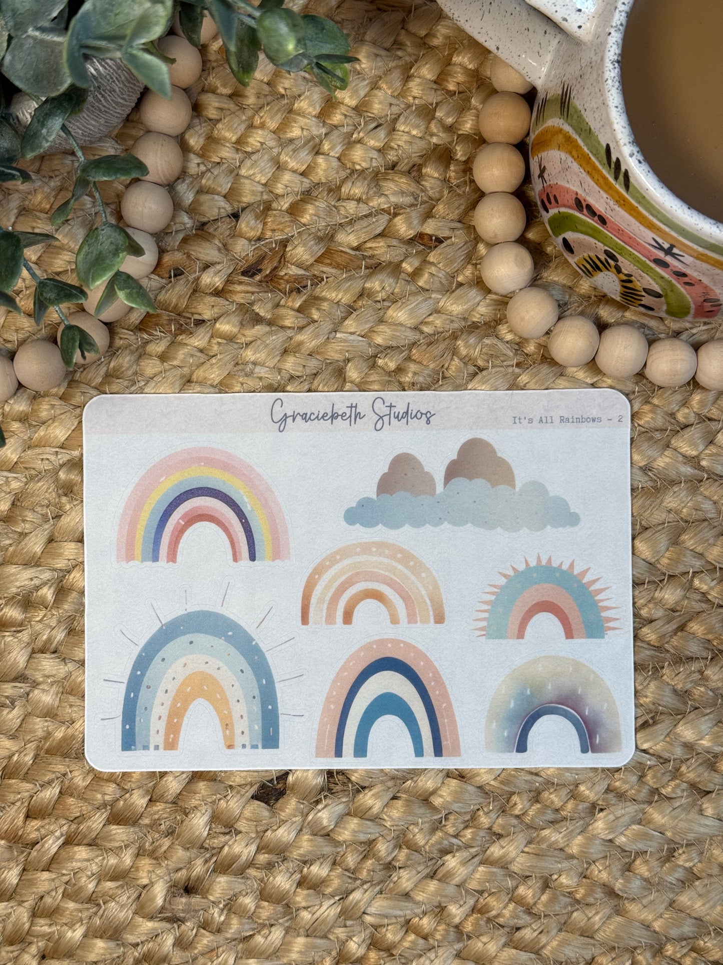 It's All Rainbows Deco Stickers