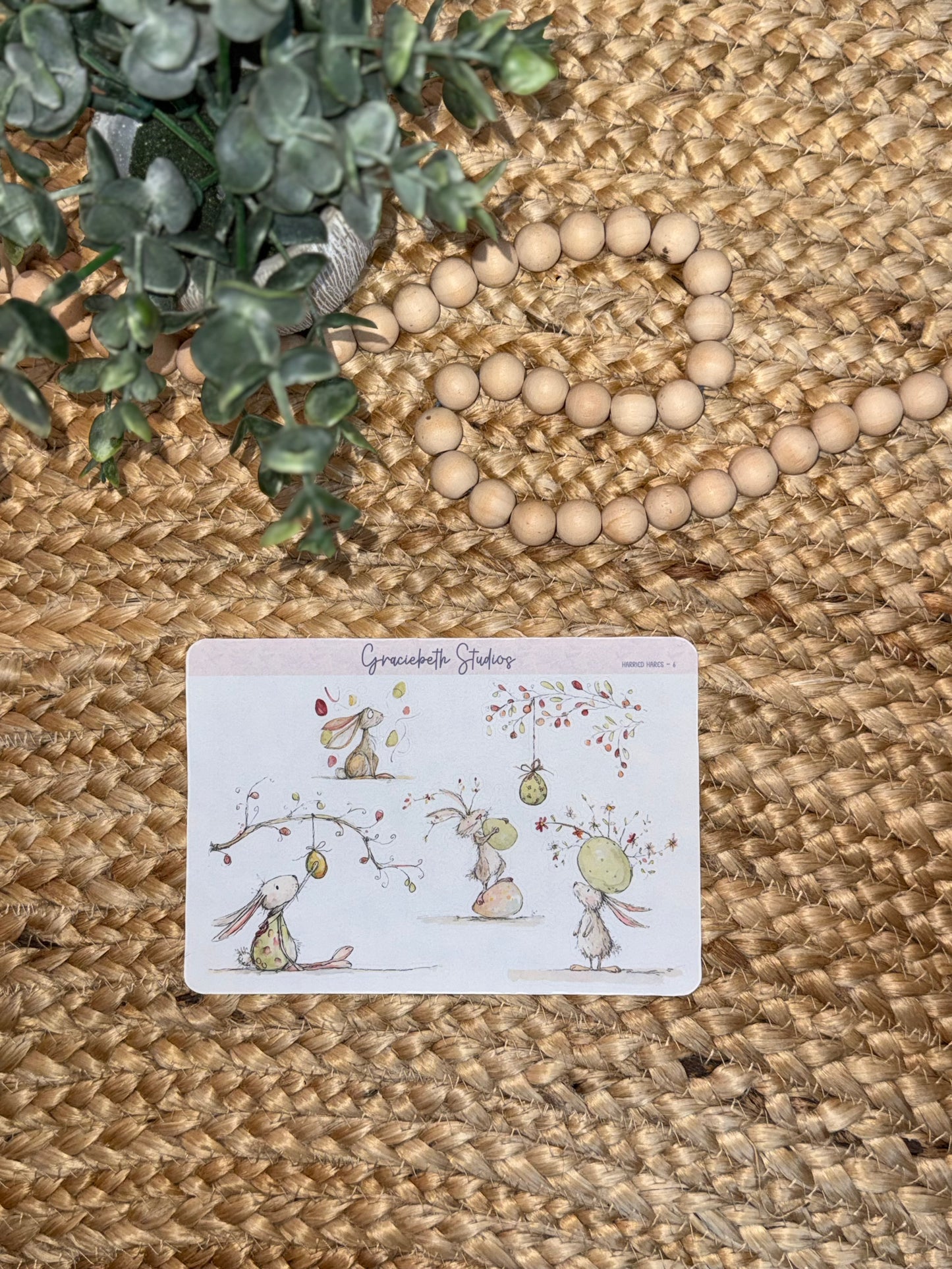 Harried Hares -  Deco Stickers