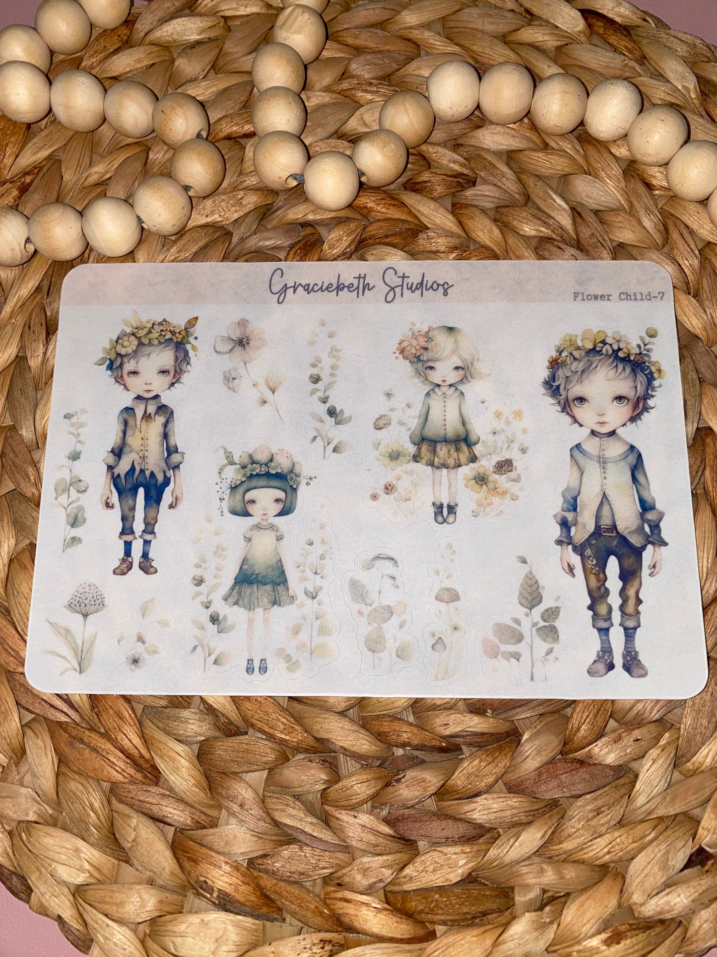 Flower Child Deco Stickers