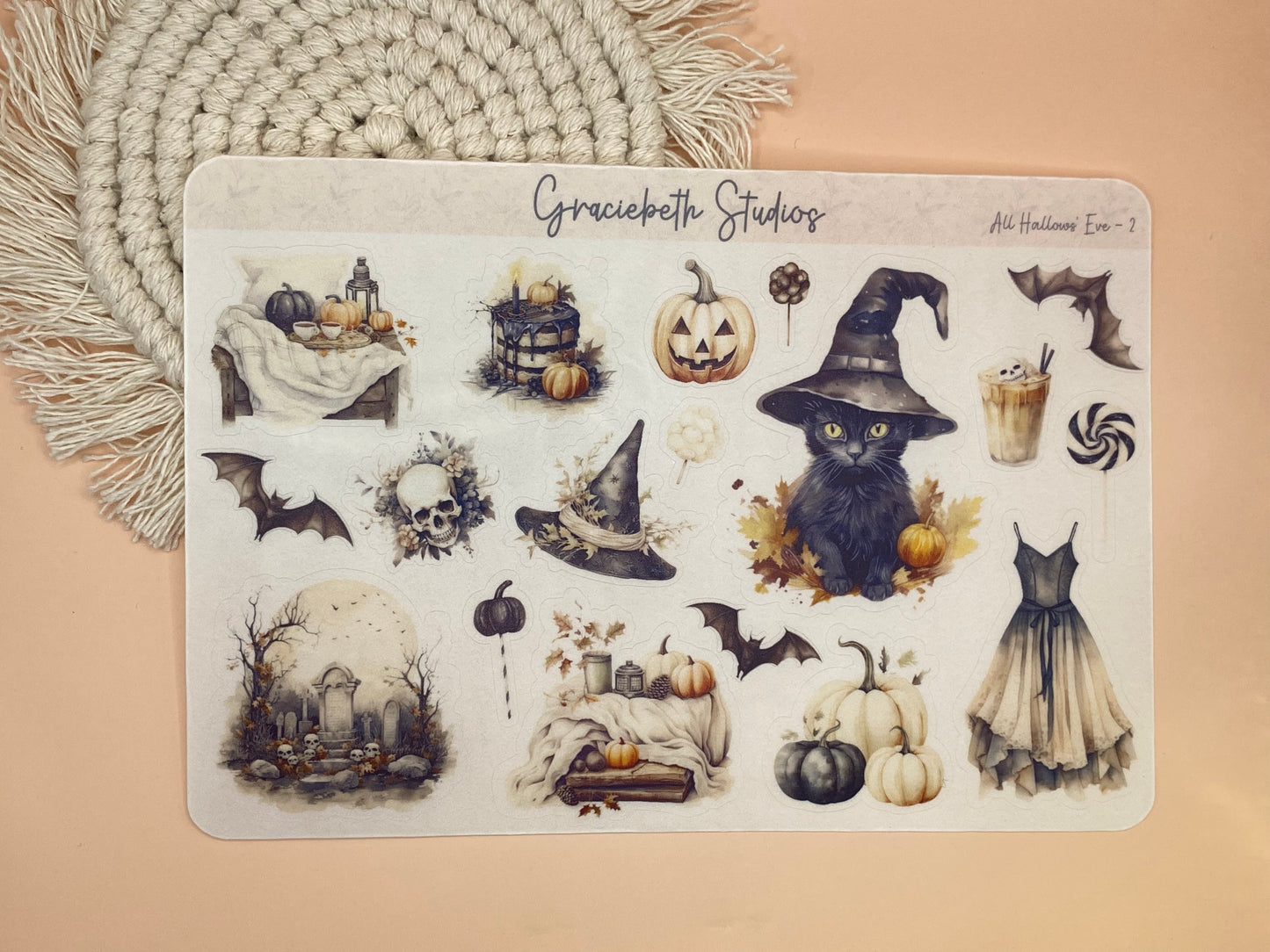 All Hallows' Eve Deco Stickers