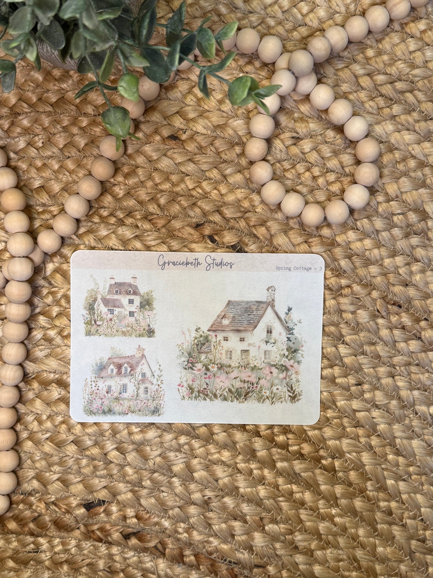 Spring Cottage Deco Stickers