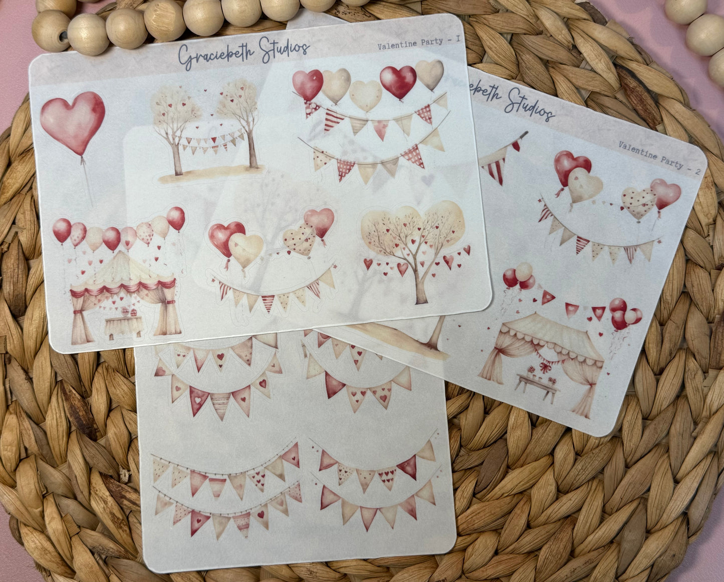 Valentine Party Deco Stickers