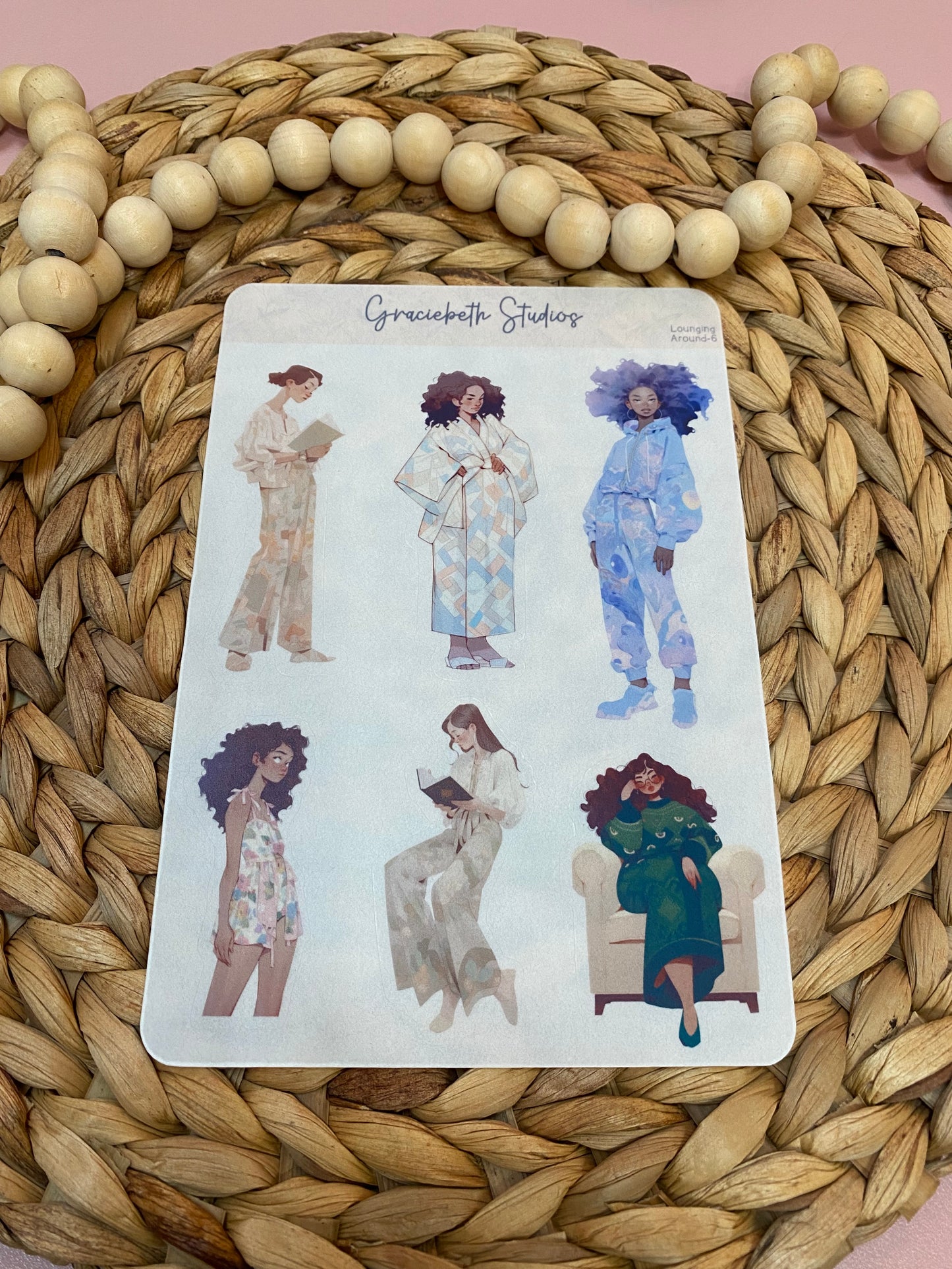 Lounging Around Deco Stickers