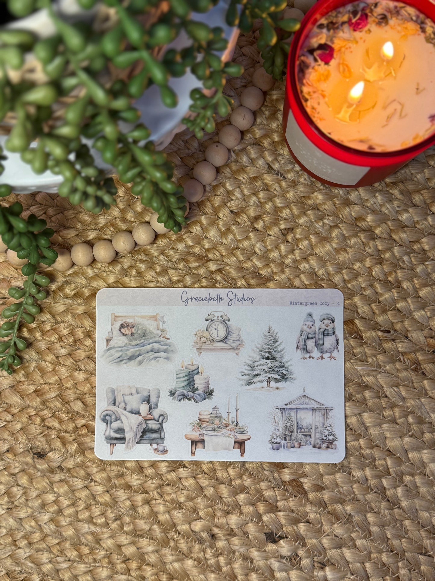 Wintergreen Cozy - Deco Stickers