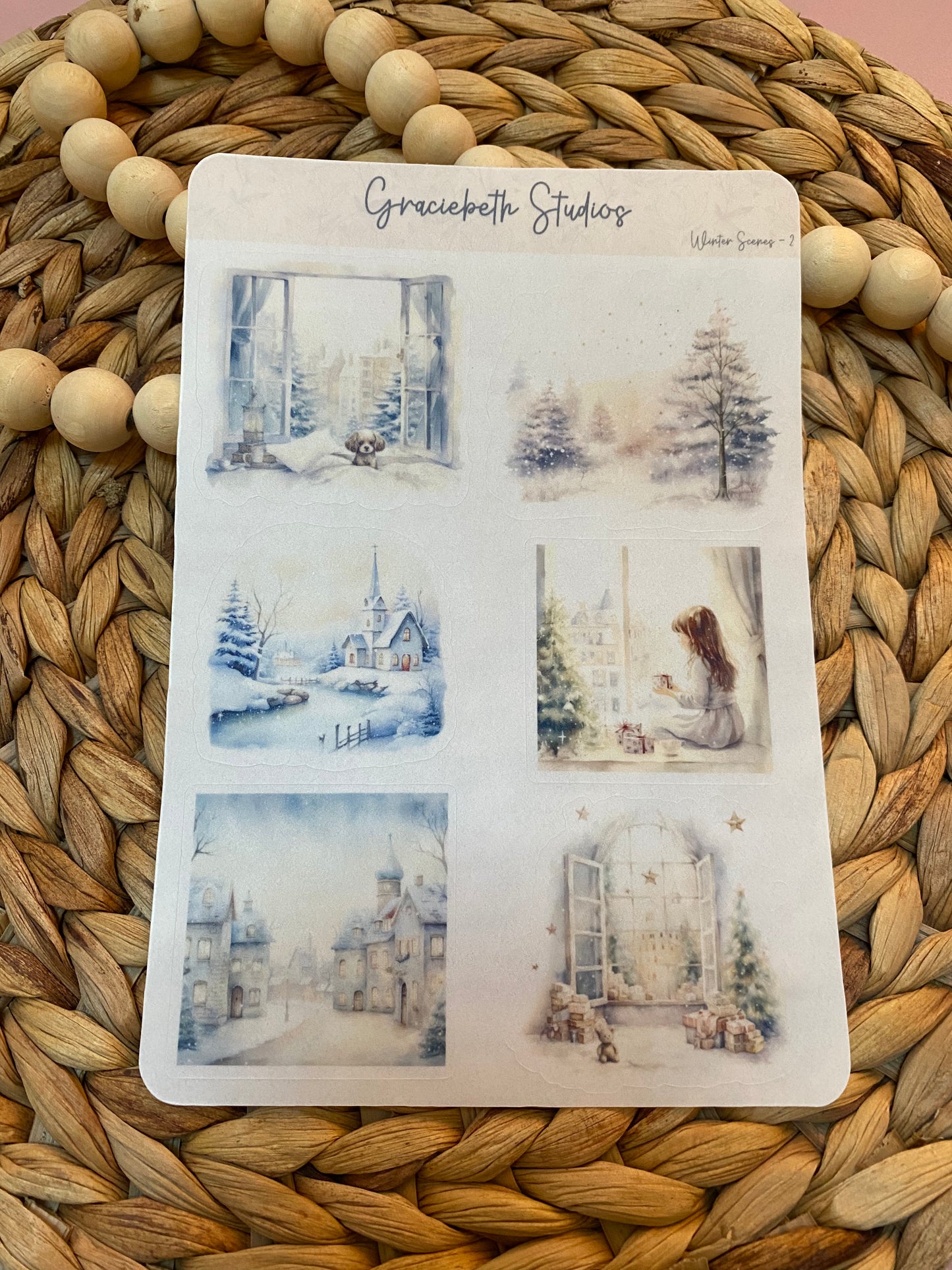 Winter Scenes Deco Stickers