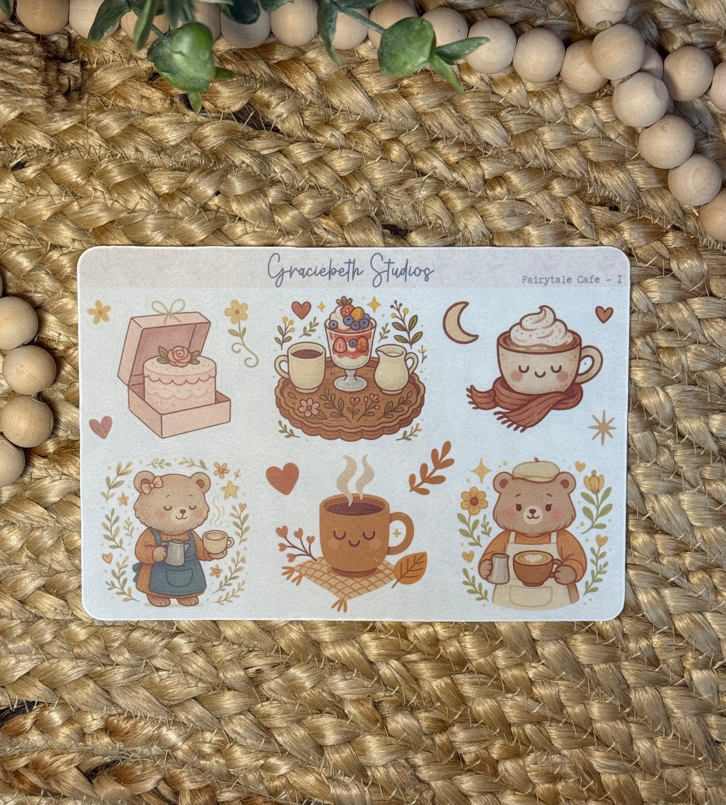 Fairytale Cafe Deco Stickers
