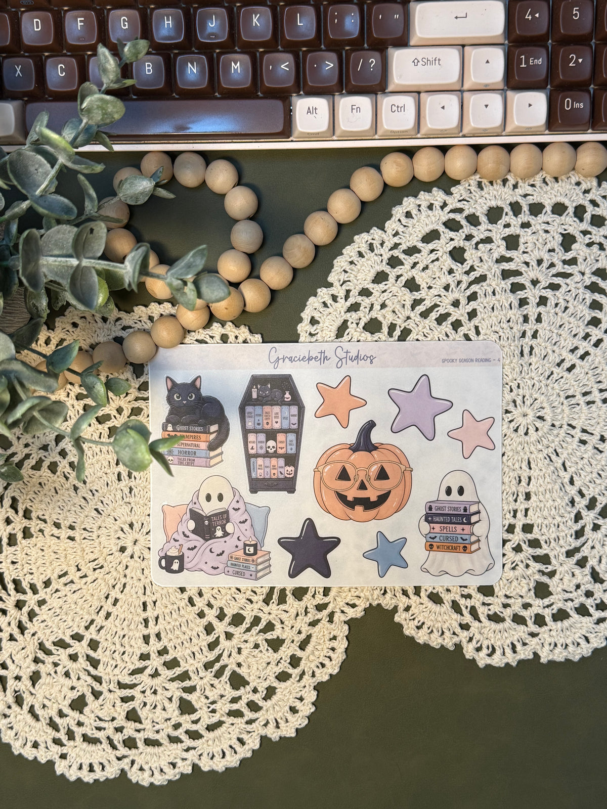 Spooky Season Reading - Deco Stickers