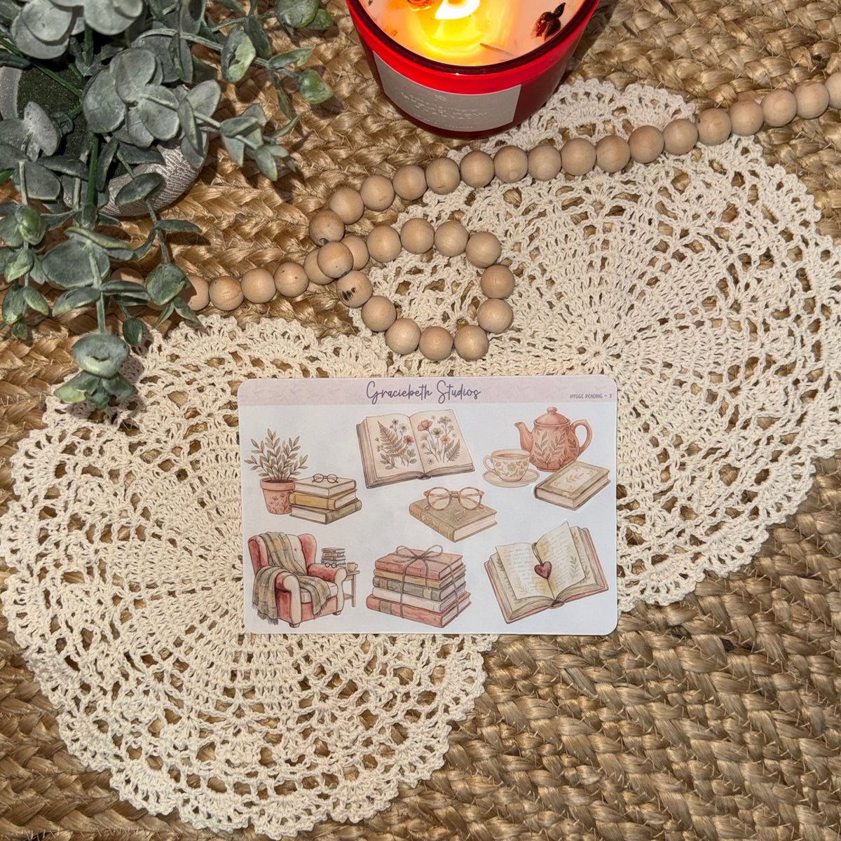 Hygge Reading - Deco Stickers