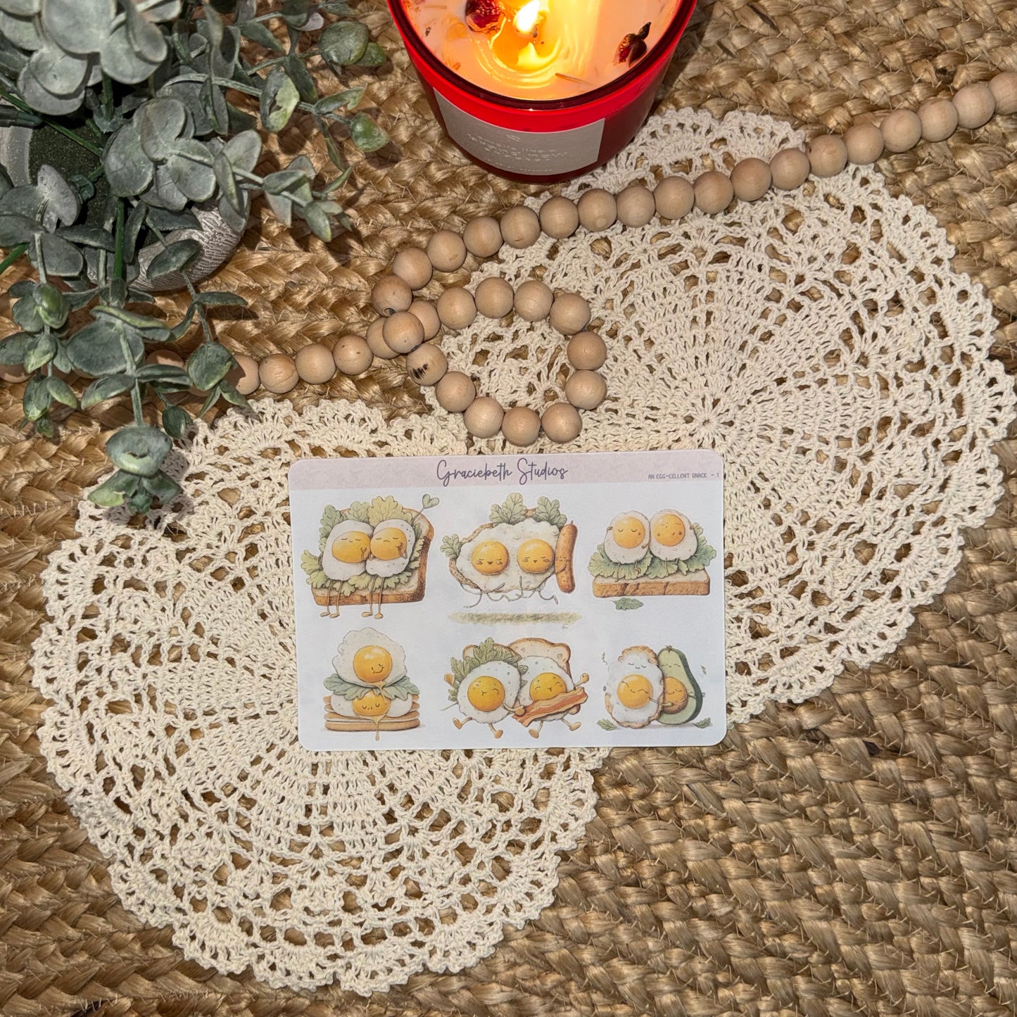 An Egg-cellent Snack - Deco Stickers