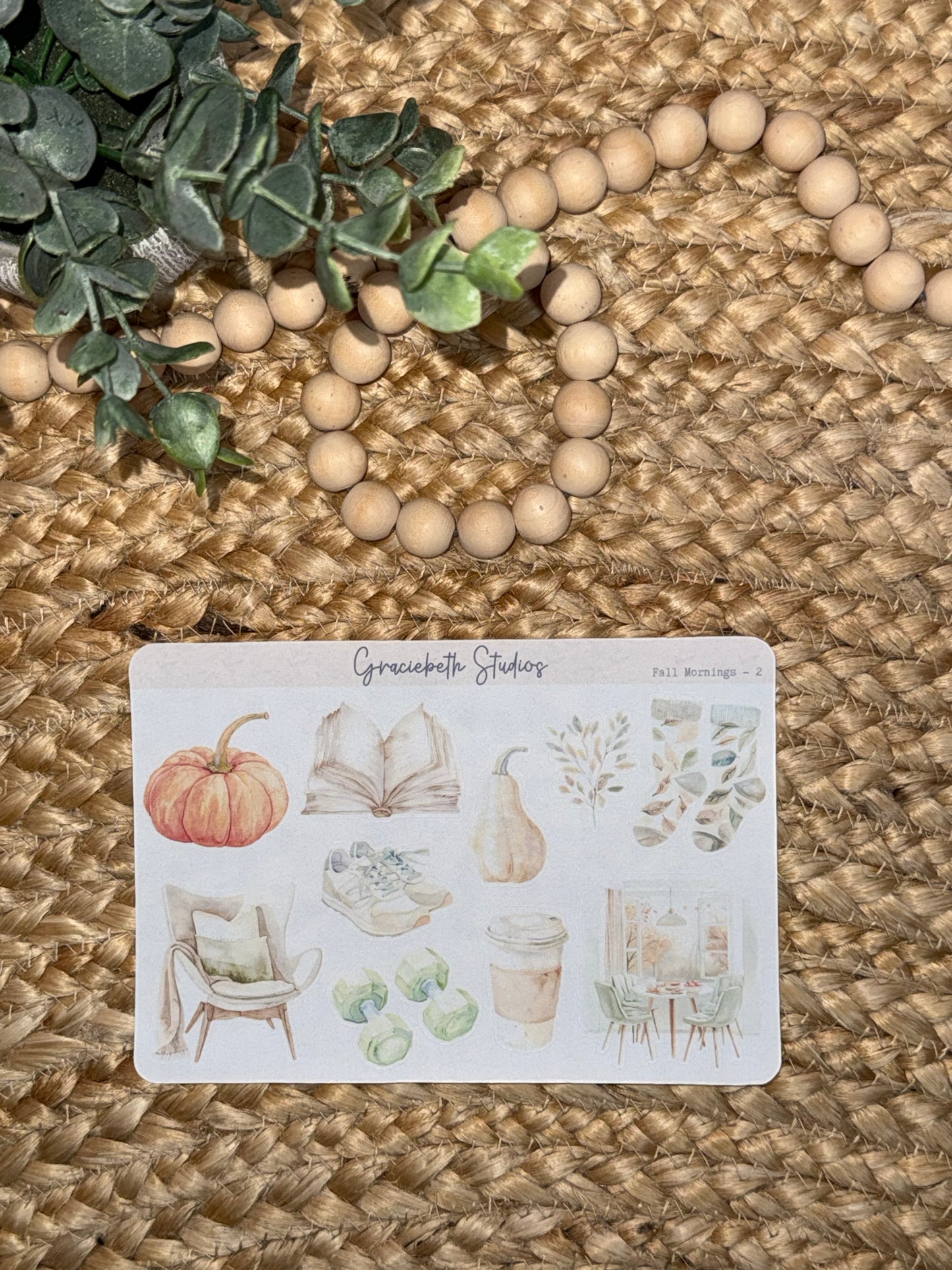 Fall Mornings -  Deco Stickers