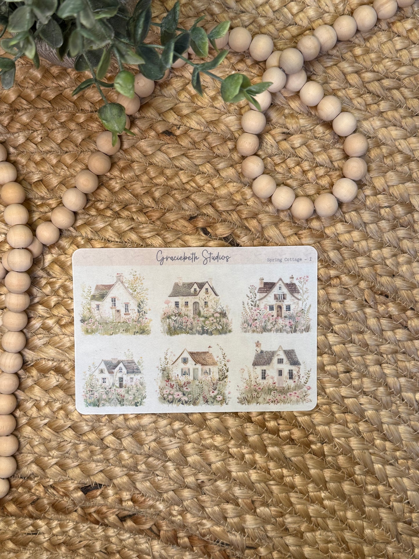 Spring Cottage Deco Stickers