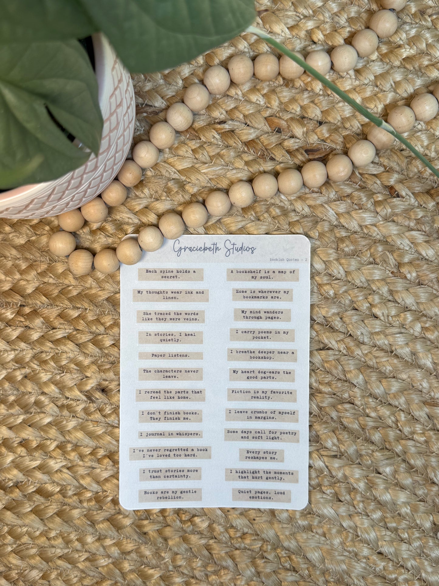 Happy Thoughts - Deco Stickers