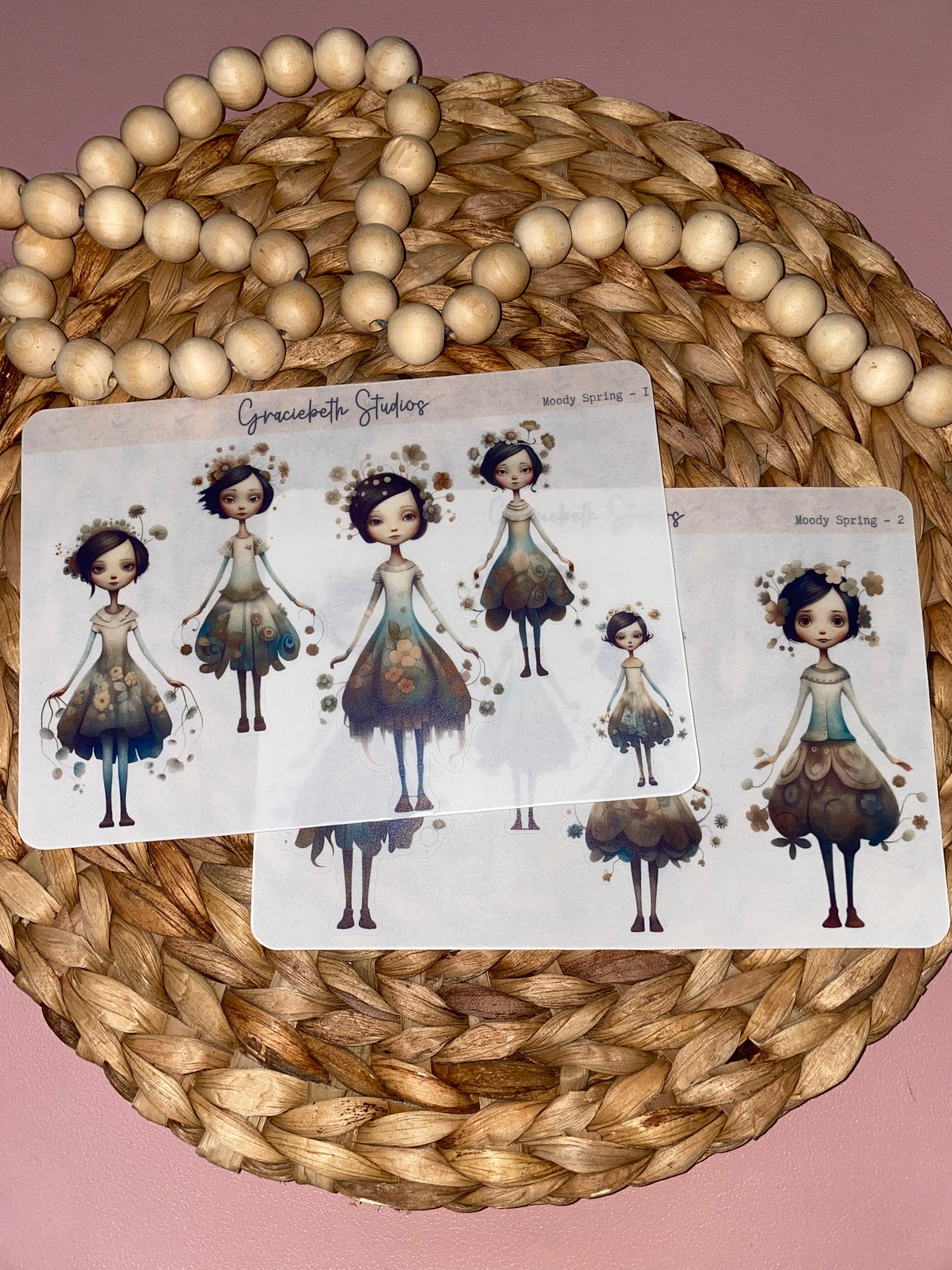 Moody Spring Deco Stickers