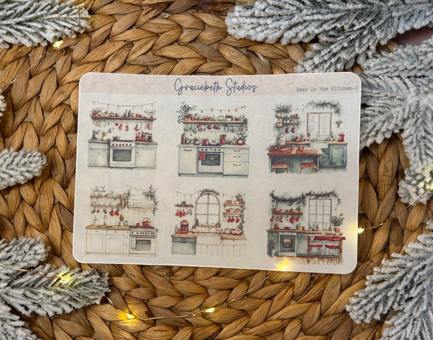 Christmas in the Kitchen Deco Stickers