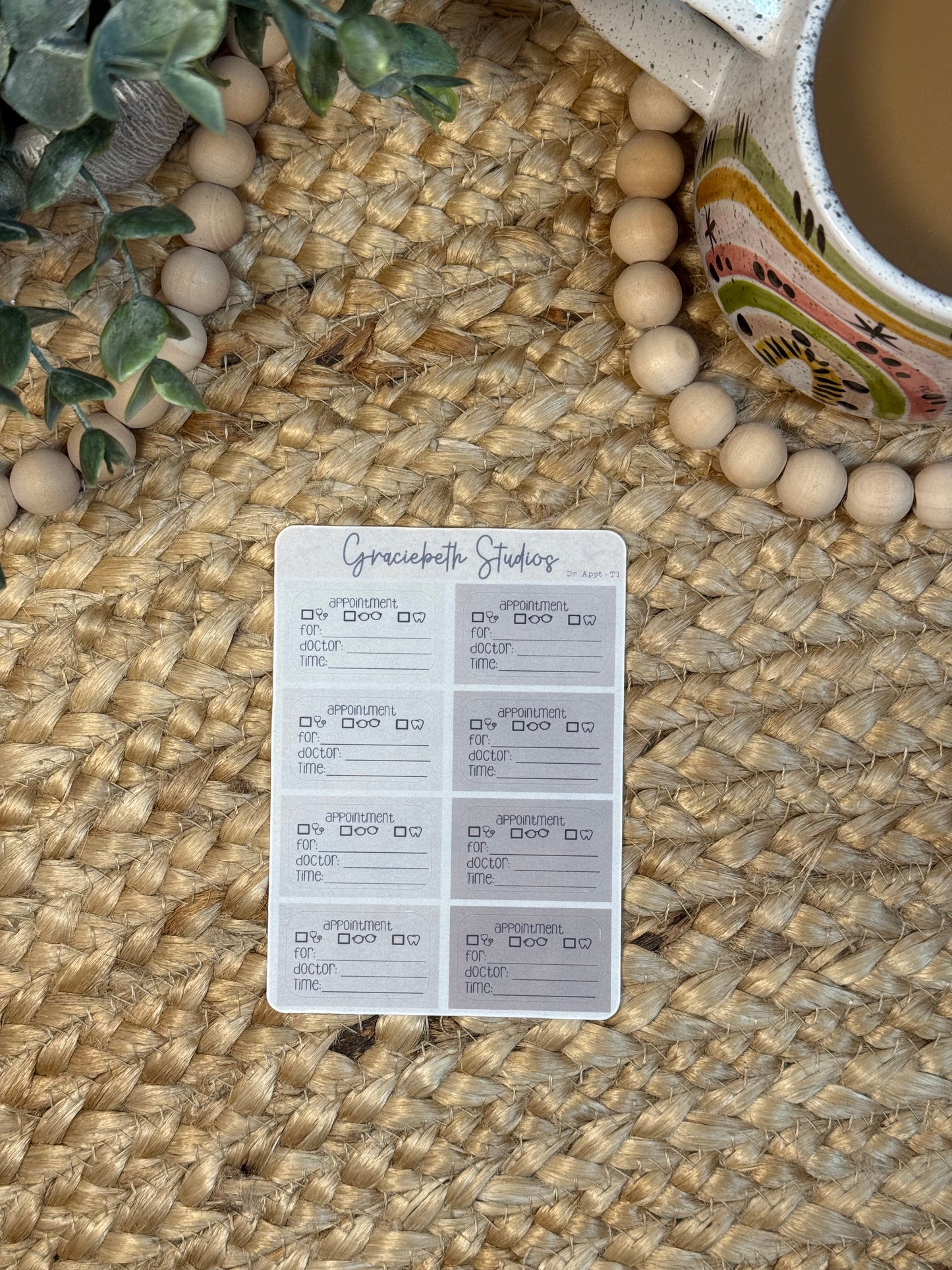 Appointment Stickers