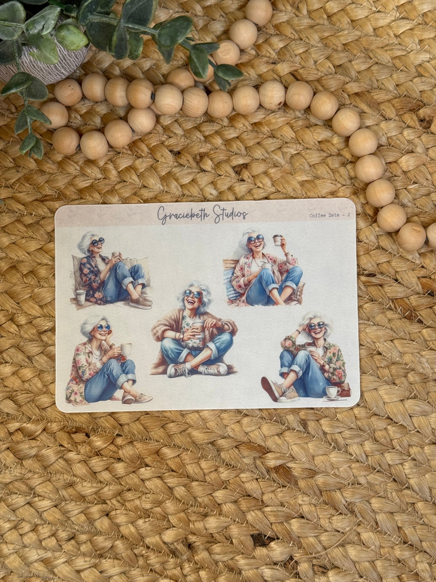 Coffee Date Deco Stickers