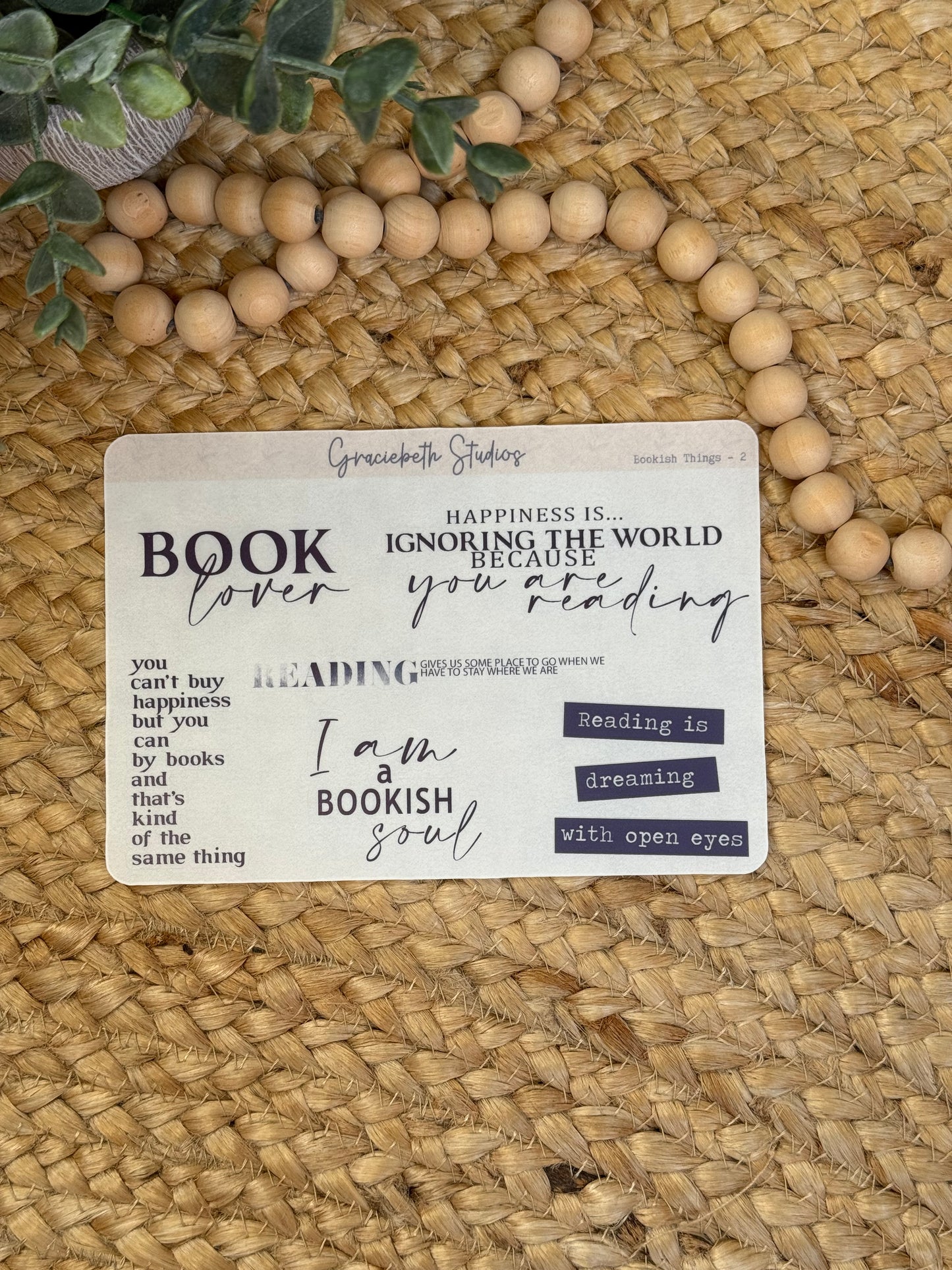 Bookish Things - Deco Stickers