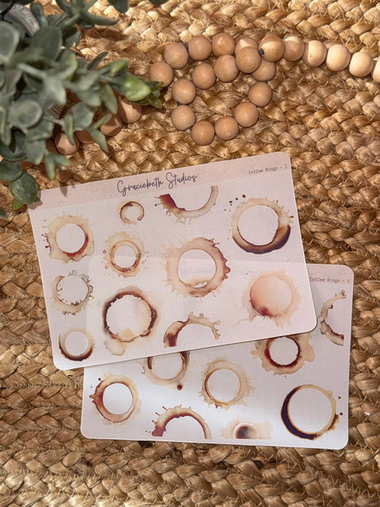 Coffee Rings - Deco Stickers
