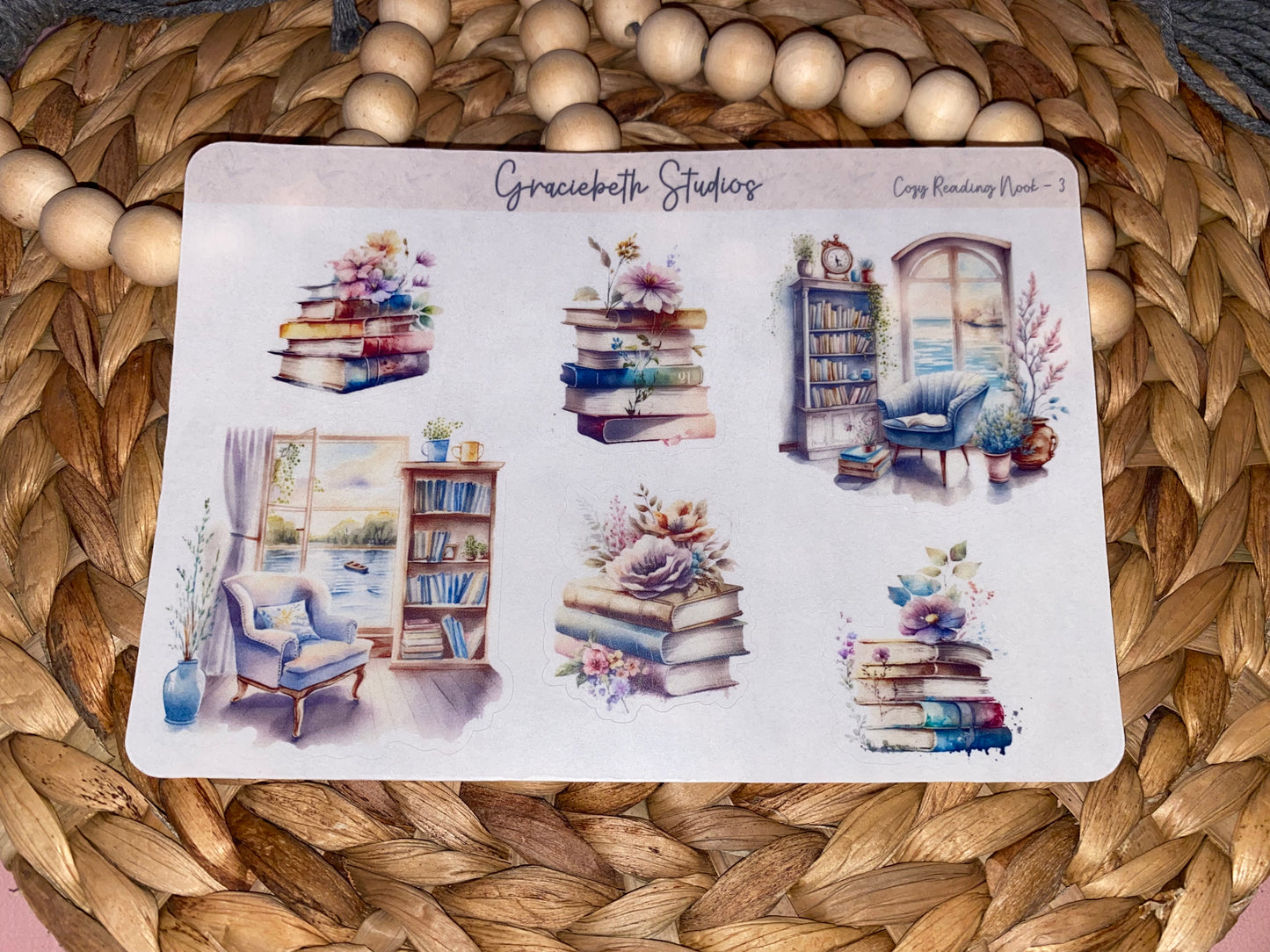 Cozy Reading Nook Deco Stickers