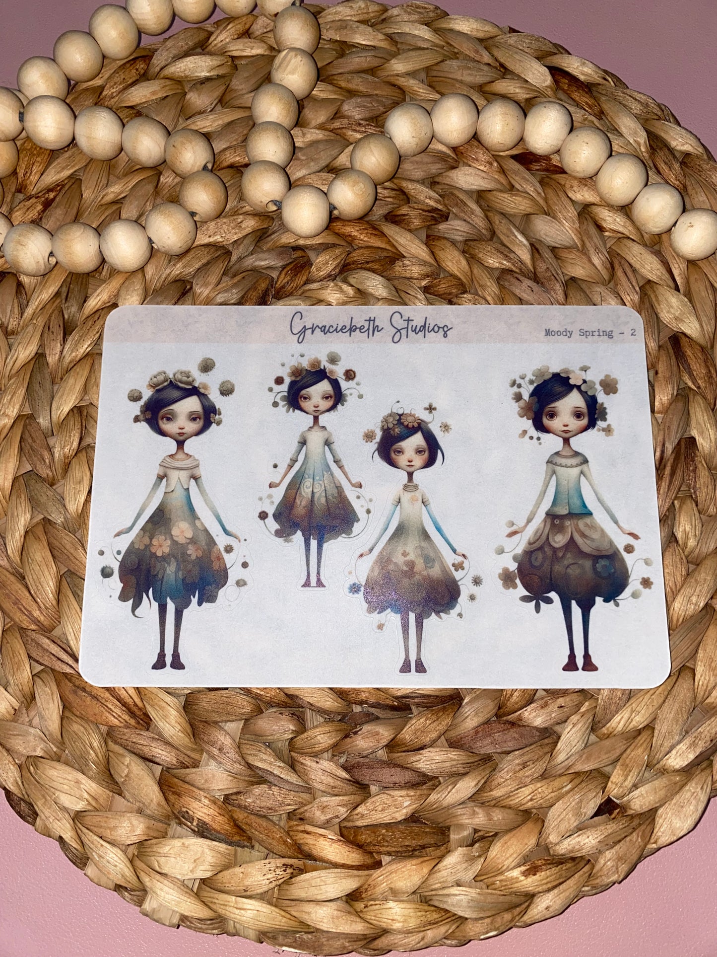 Moody Spring Deco Stickers