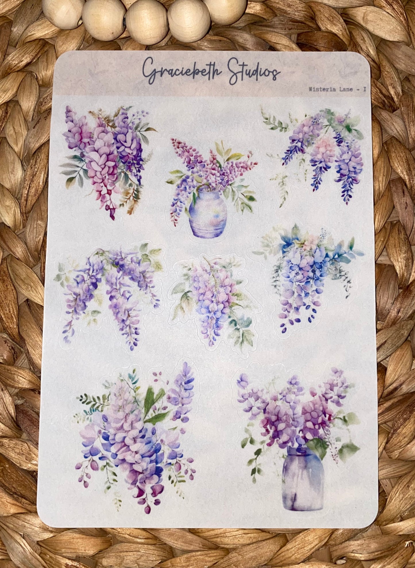 Wisteria Lane Deco Stickers