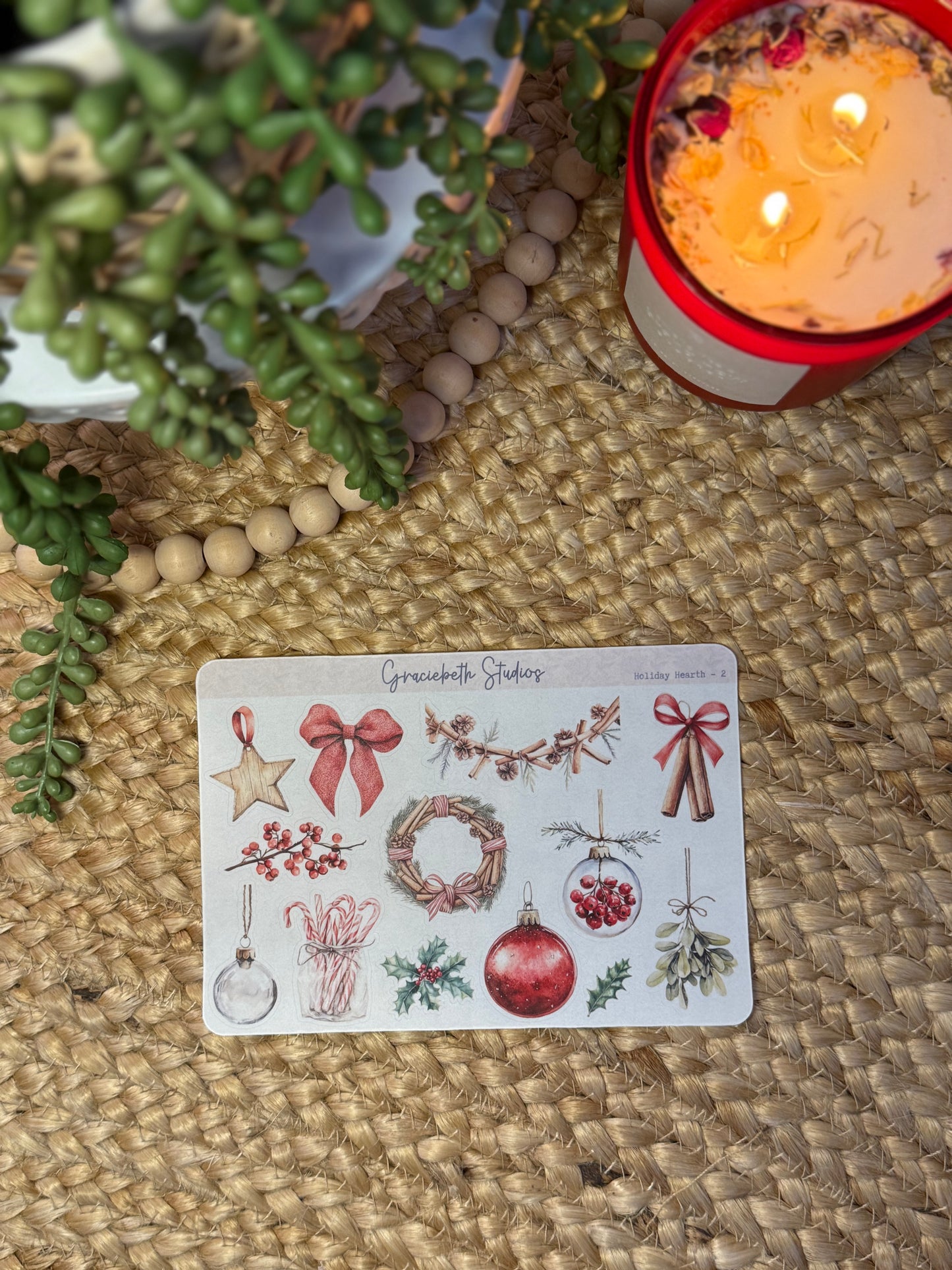 Holiday Hearth - Deco Stickers