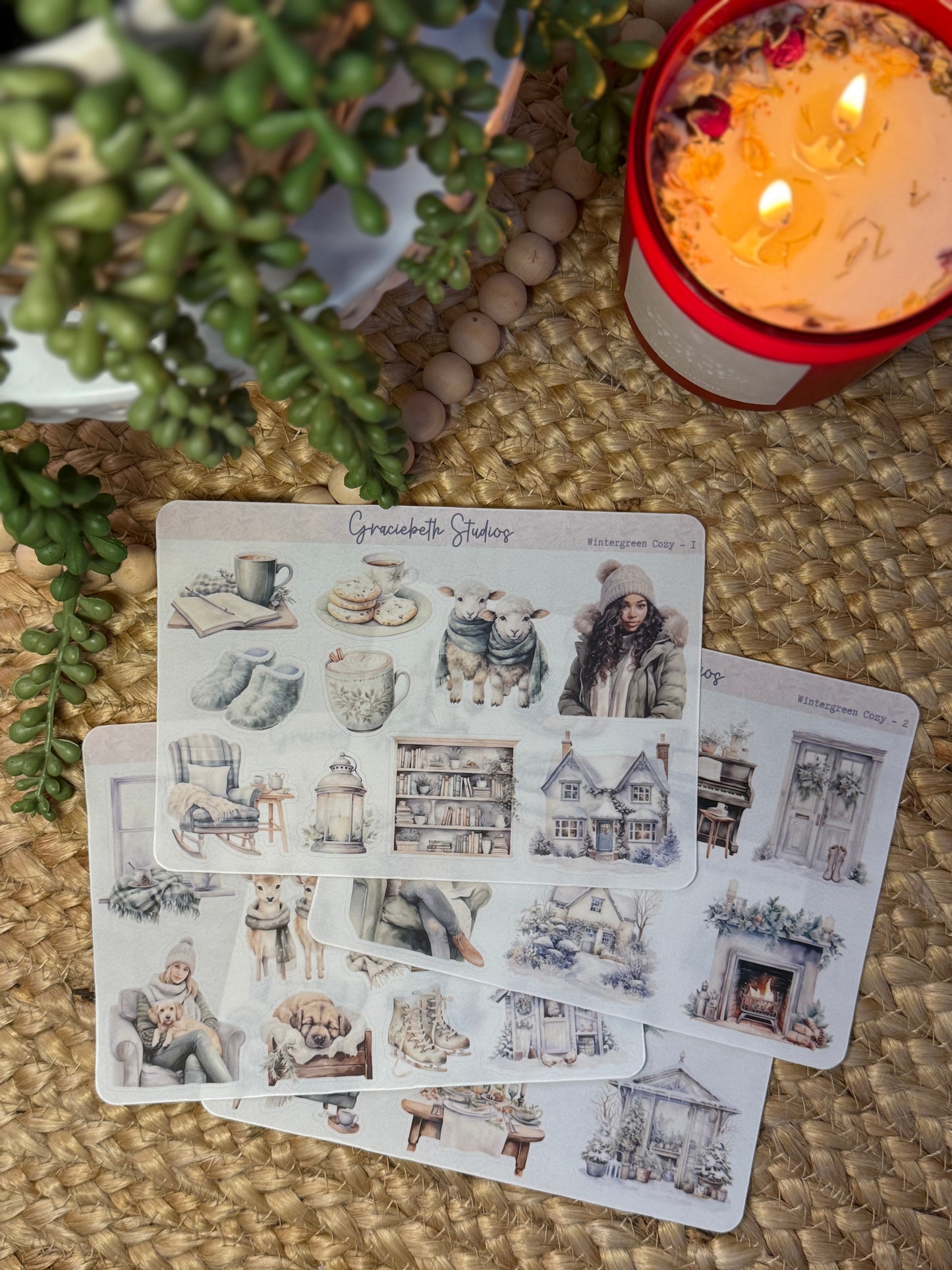 Wintergreen Cozy - Deco Stickers