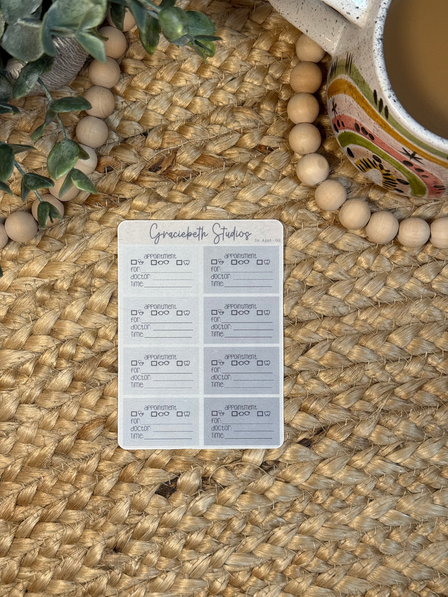 Appointment Stickers