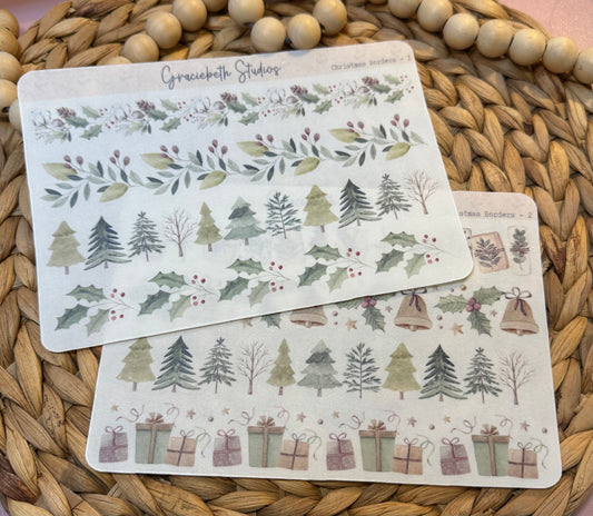 Christmas Borders Deco Stickers