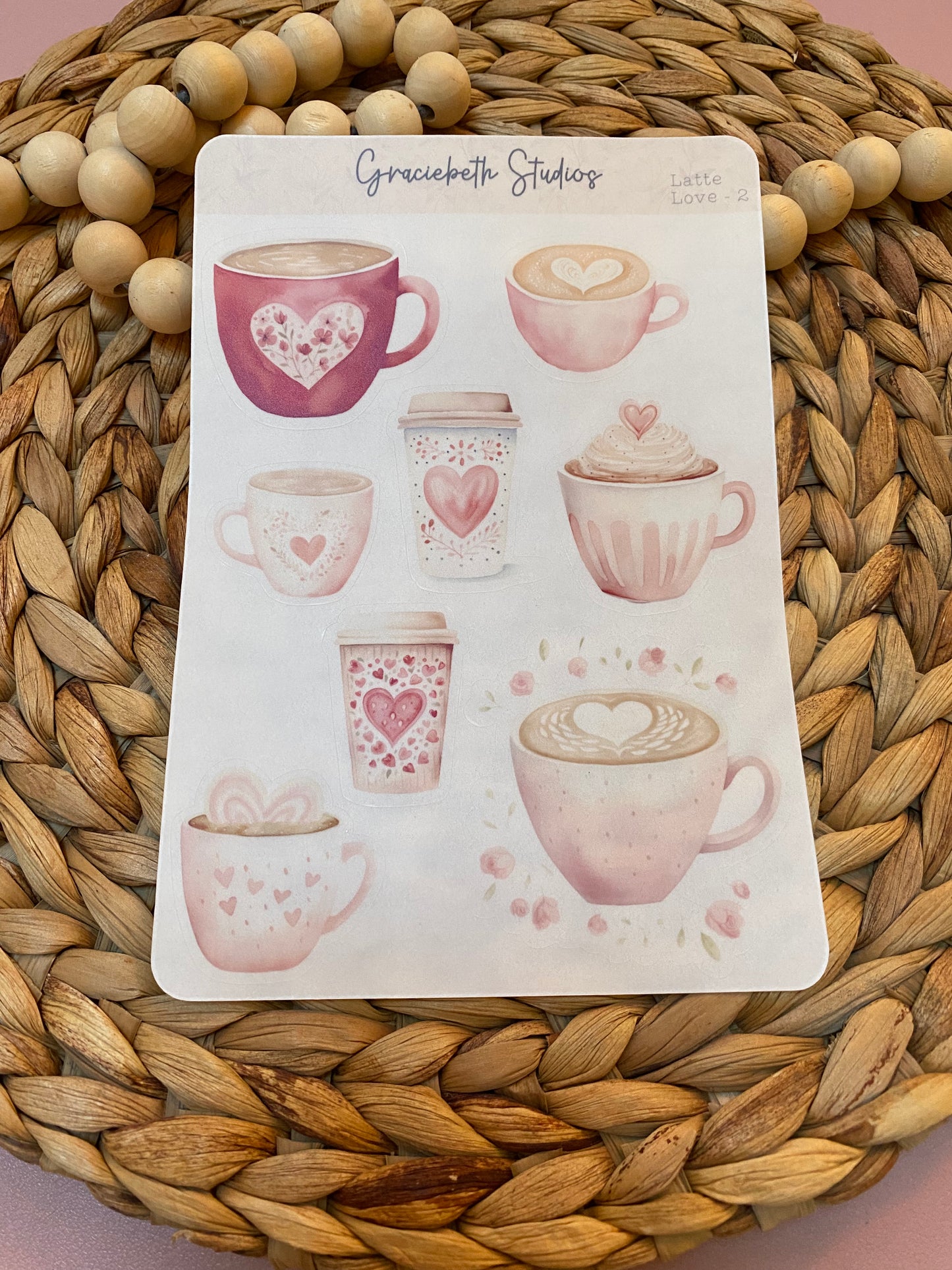 Latte Love Deco Stickers