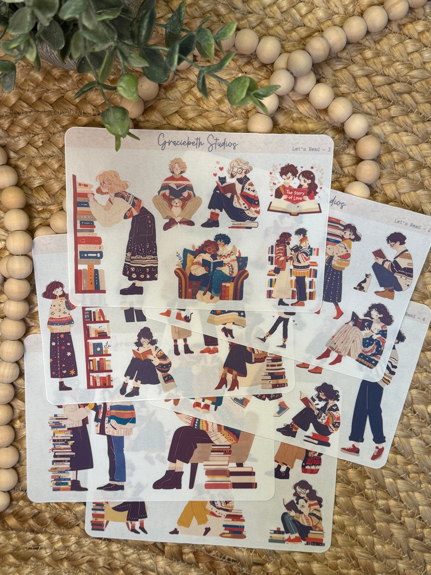 Let's Read Deco Stickers