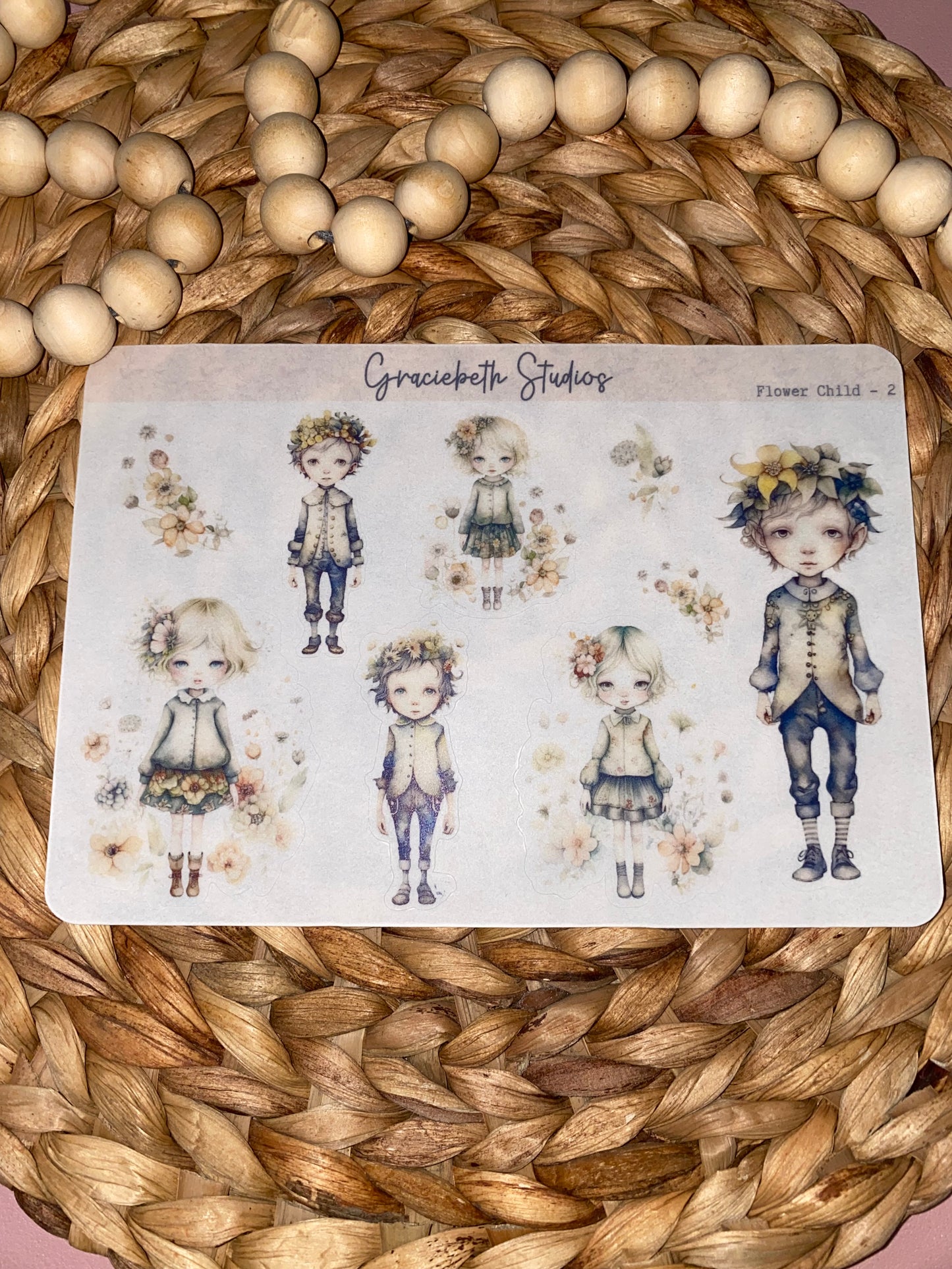 Flower Child Deco Stickers