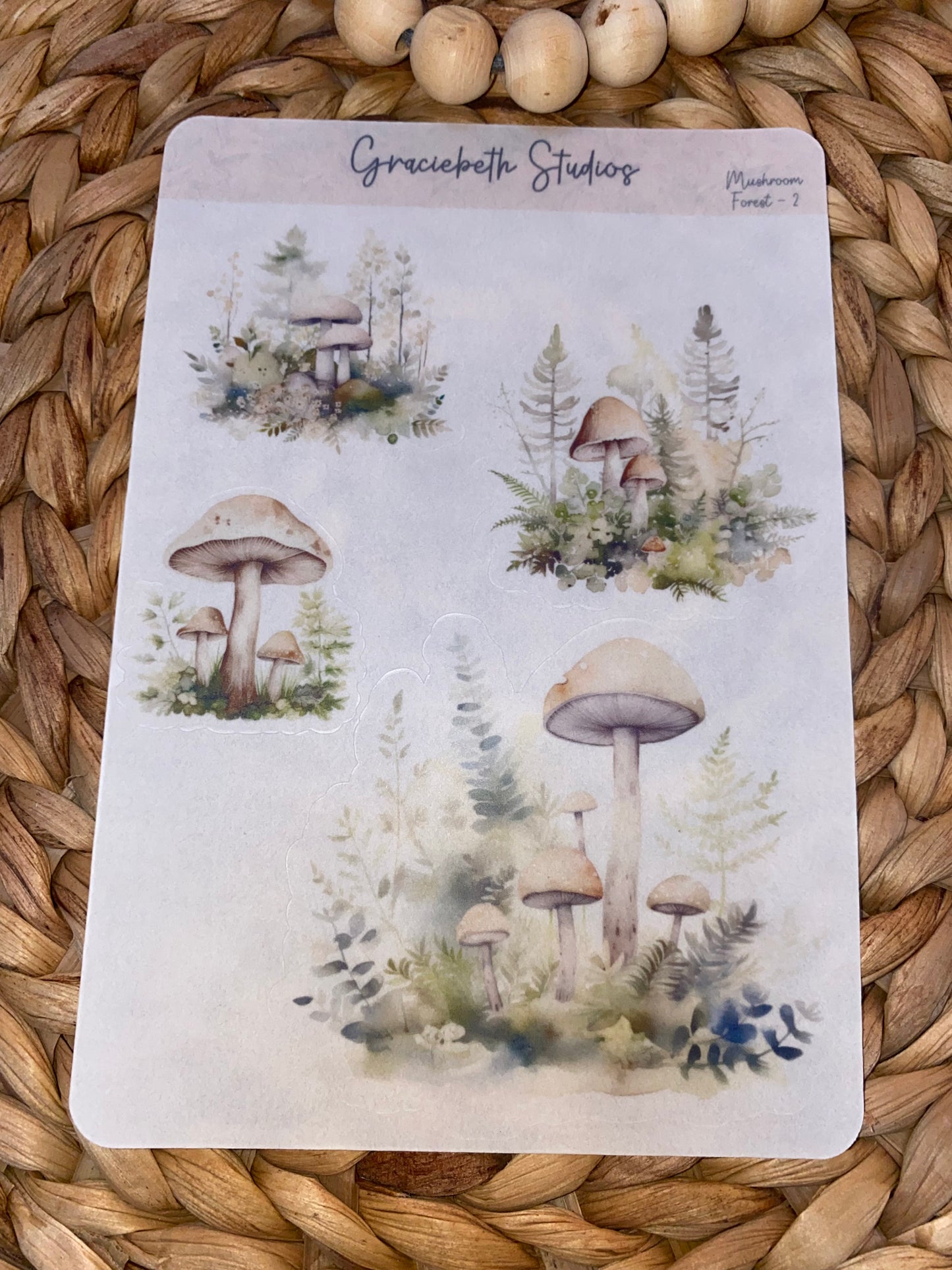 Mushroom Forest Deco Stickers