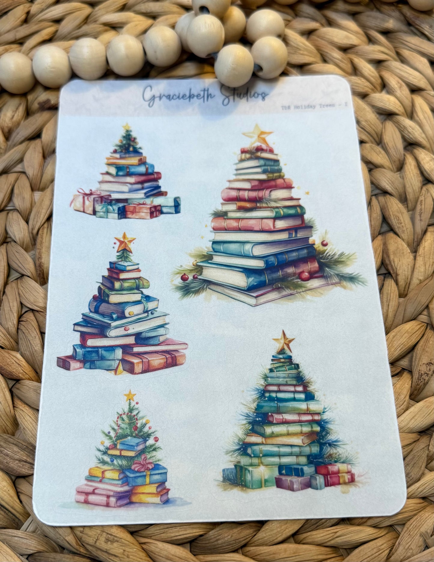 TBR Holiday Trees Deco Stickers