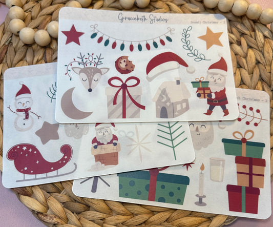 Scandi Christmas Deco Stickers