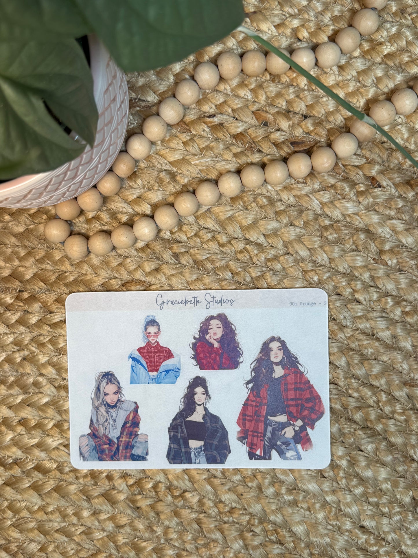 90s Grunge - Deco Stickers