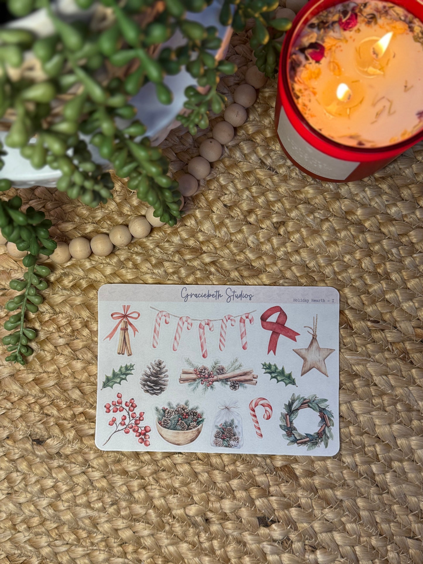 Holiday Hearth - Deco Stickers