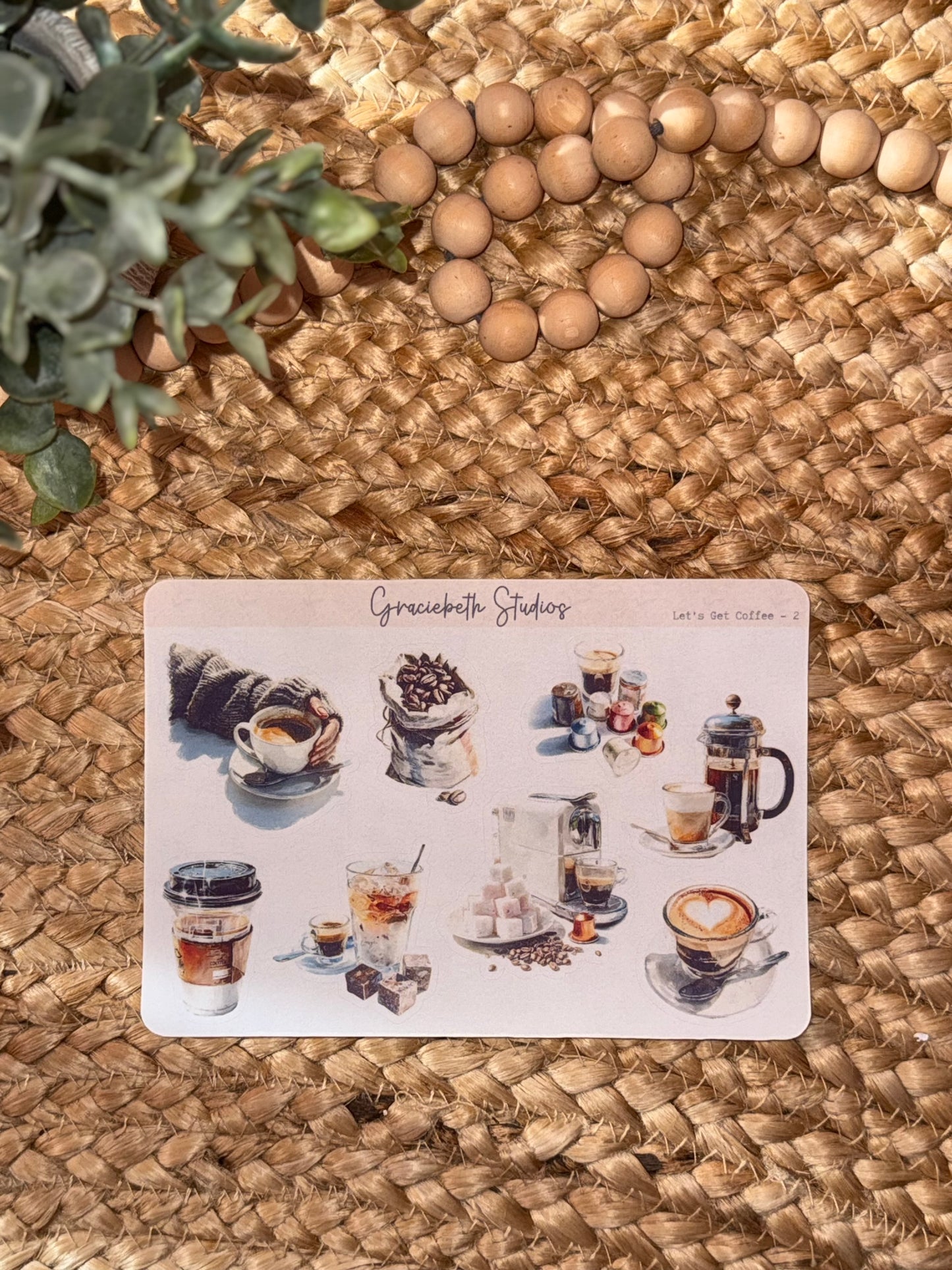 Let's Get Coffee - Deco Stickers