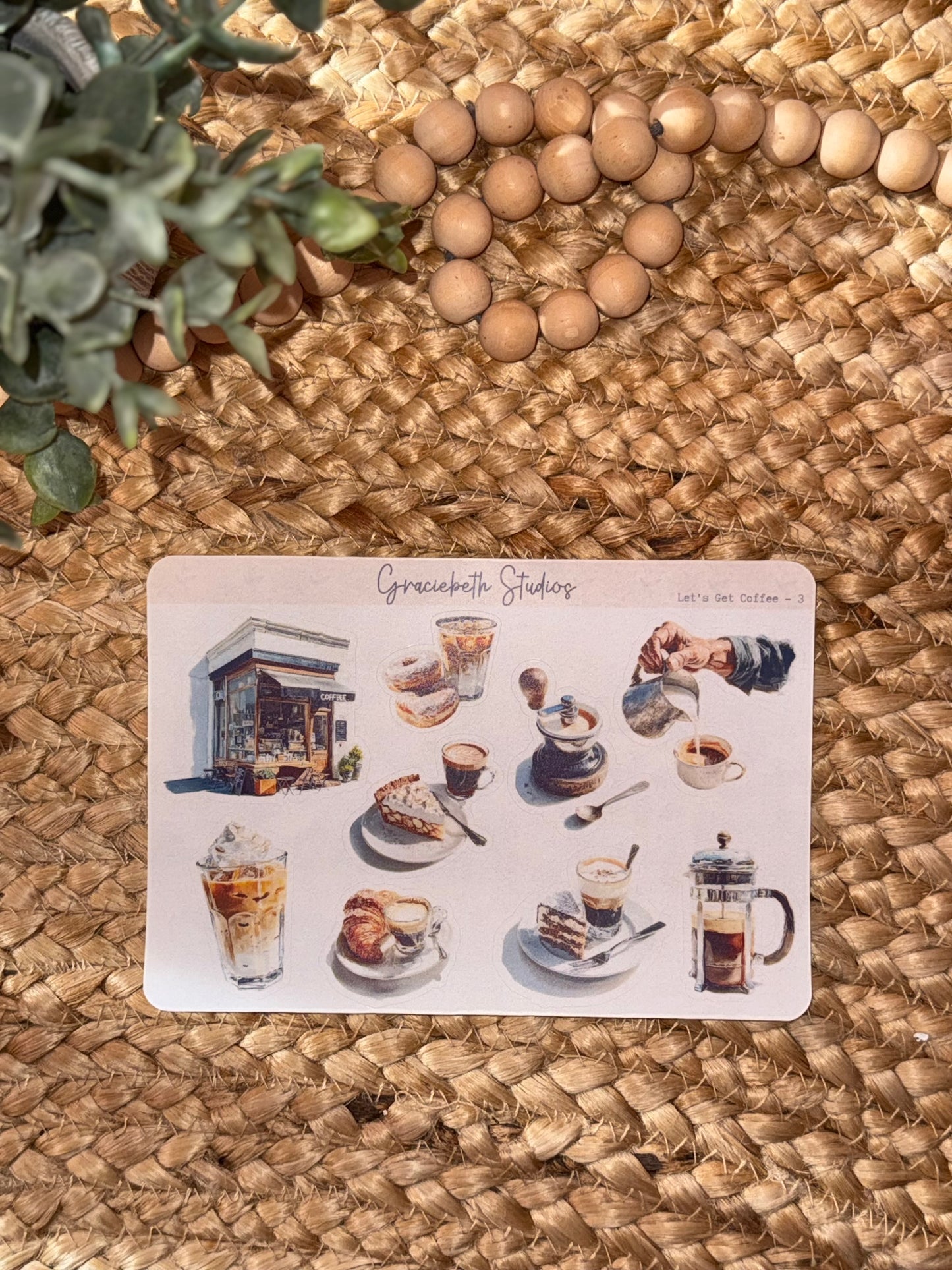 Let's Get Coffee - Deco Stickers