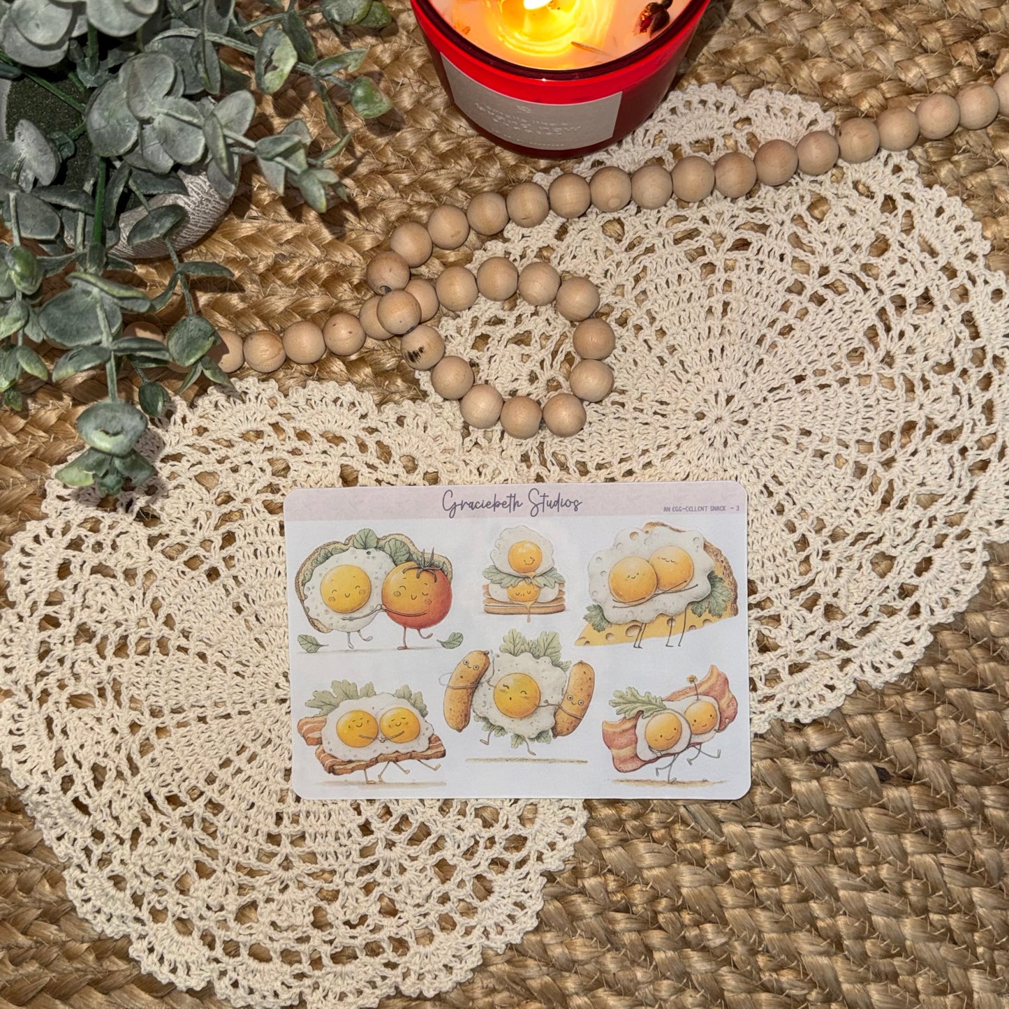 An Egg-cellent Snack - Deco Stickers