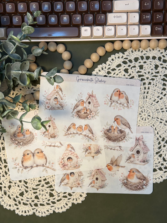 Robin Friends - Deco Stickers