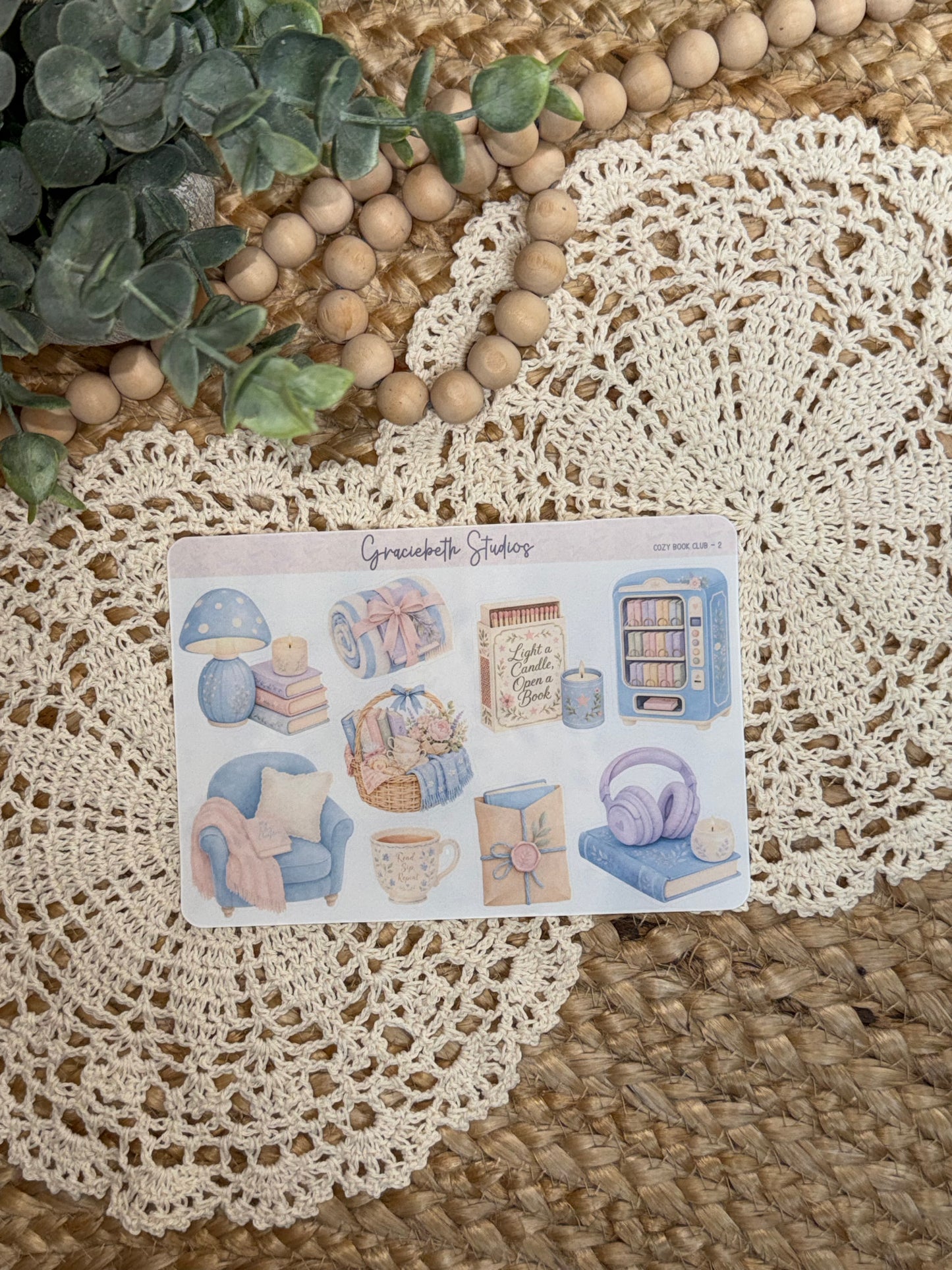 Cozy Book Club - Deco Stickers