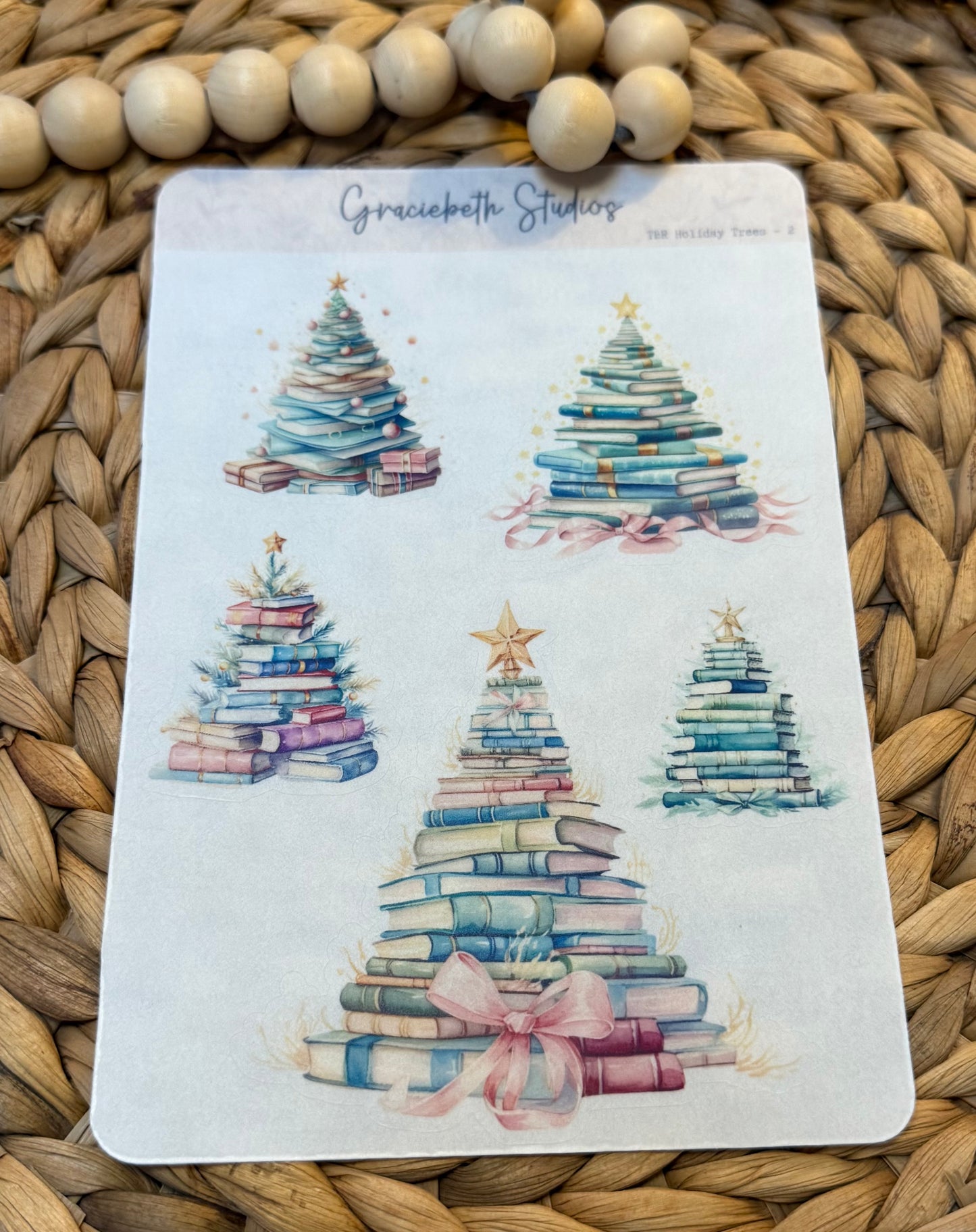 TBR Holiday Trees Deco Stickers