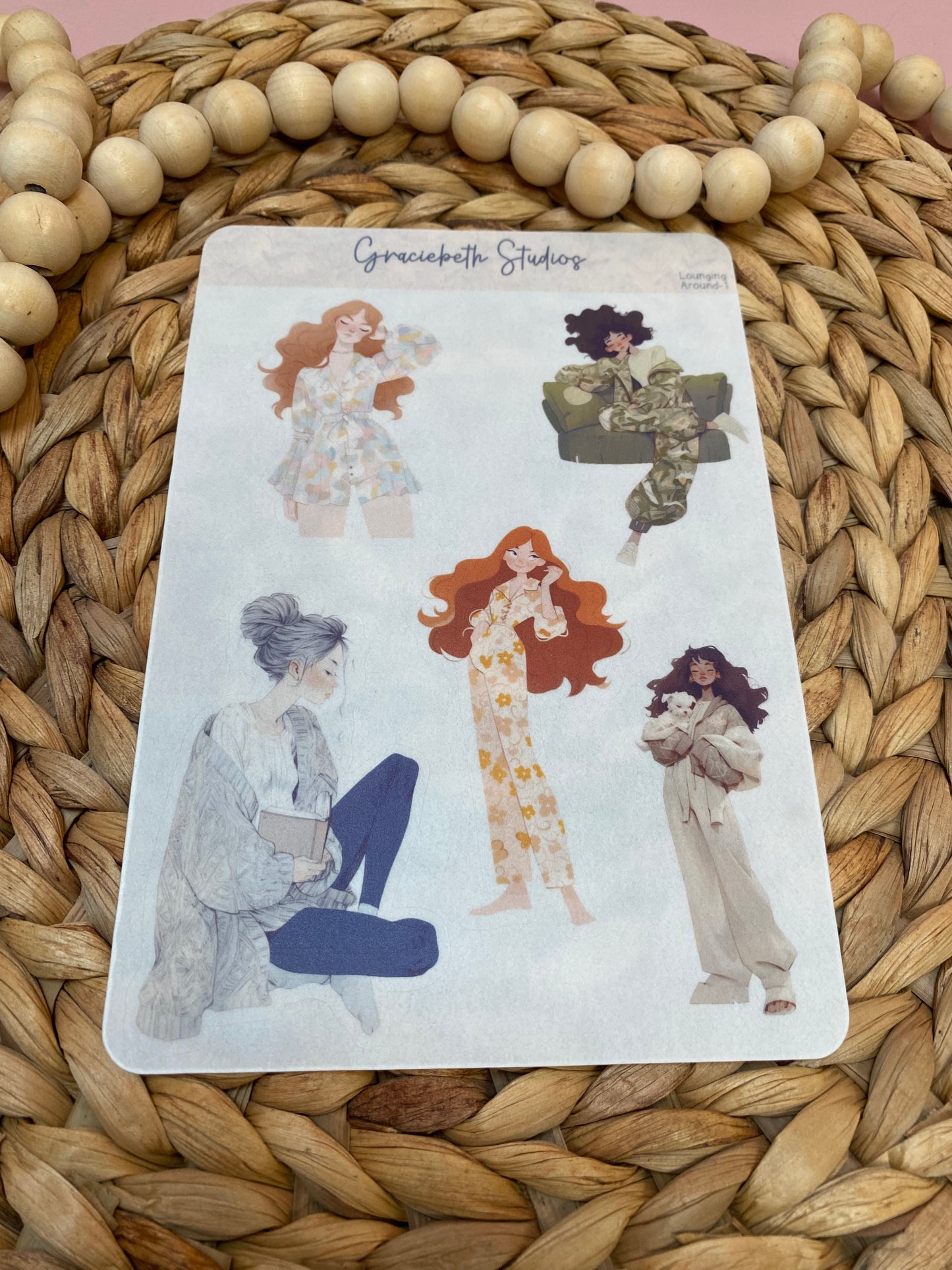 Lounging Around Deco Stickers